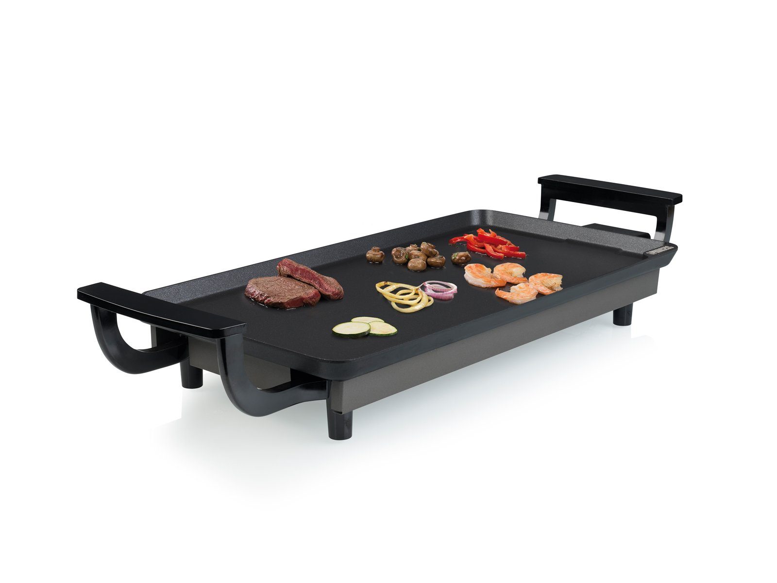 PRINCESS Teppanyakigrill, 1800 W, Japanischer Tischgrill für Zuhause 2-4 Personen Grillplatte 43x23cm