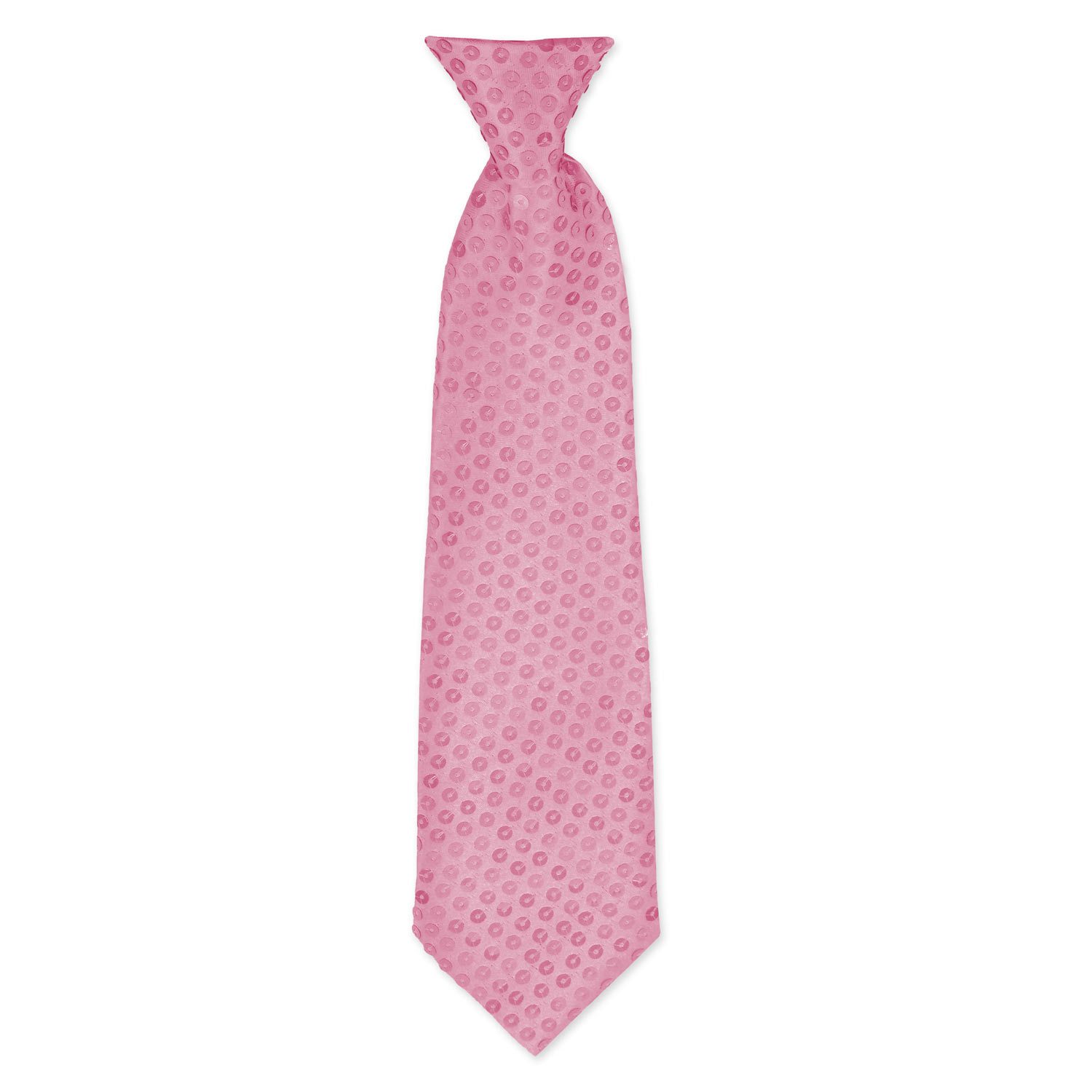 Party Factory Kostüm Pailletten-Krawatte rosa, glitzernd durch in Licht reflektierende Pailletten