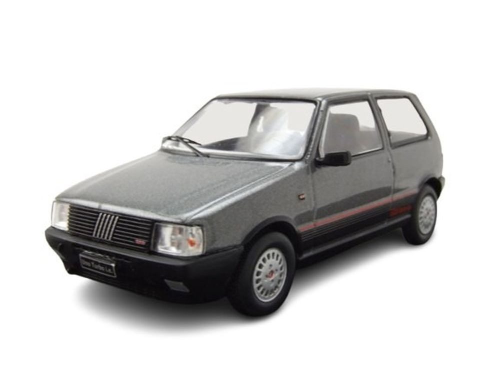 ixo Models Modellauto Fiat Uno Turbo i.e 1984 grau metallic, Maßstab 1:43