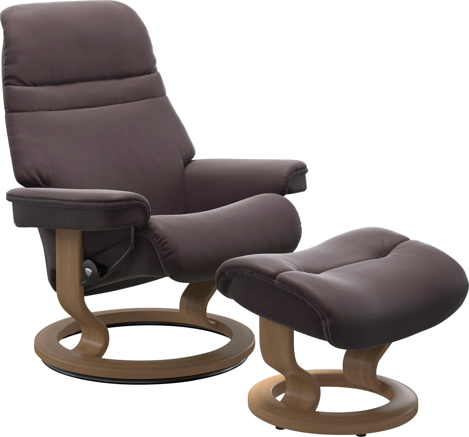 Base, mit Gestell Größe Sunrise, Eiche Relaxsessel L, Classic Stressless®