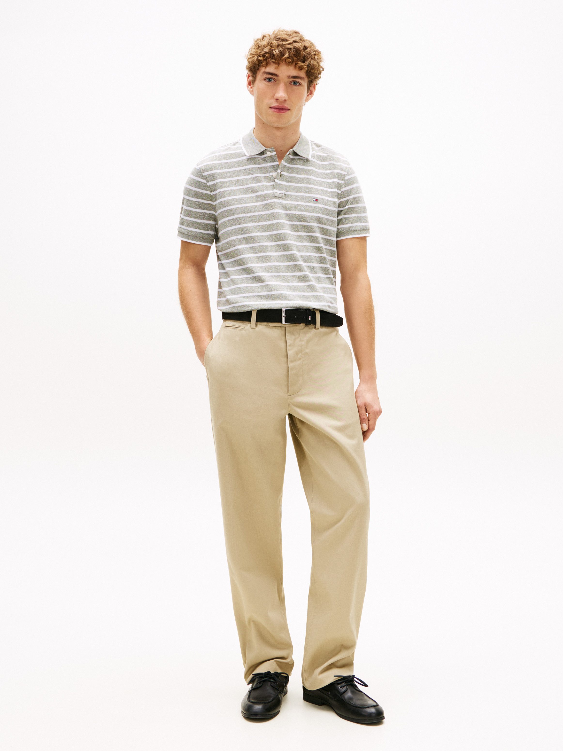 Tommy Hilfiger Poloshirt LINEN PIQUE REGULAR