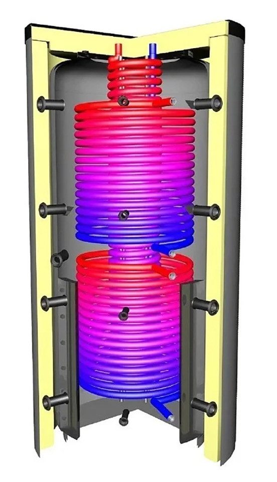 Alpha Thermotec Wandspeicher Hygienespeicher inkl. Isolierung - 2 WT