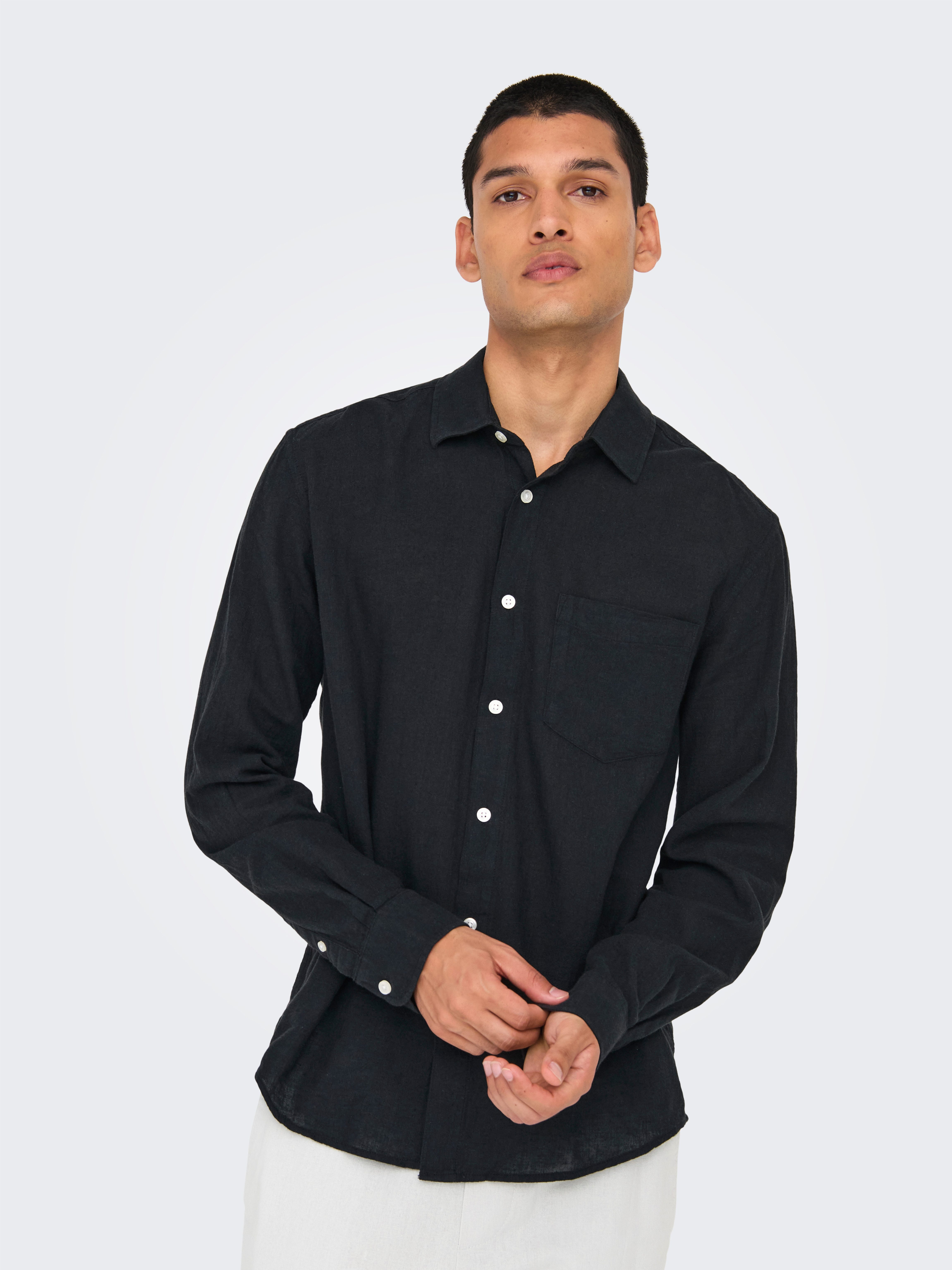 ONLY & SONS Langarmhemd ONSCAIDEN LIFE günstig online kaufen