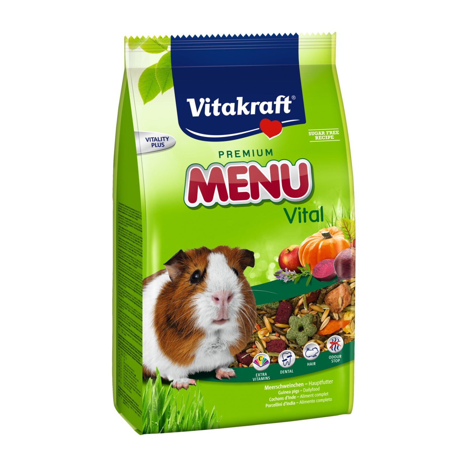 Vitakraft Premium Menü Vital für Meerschweinchen, 5kg, Hauptfutter für: Meerschweinchen von Vitakraft