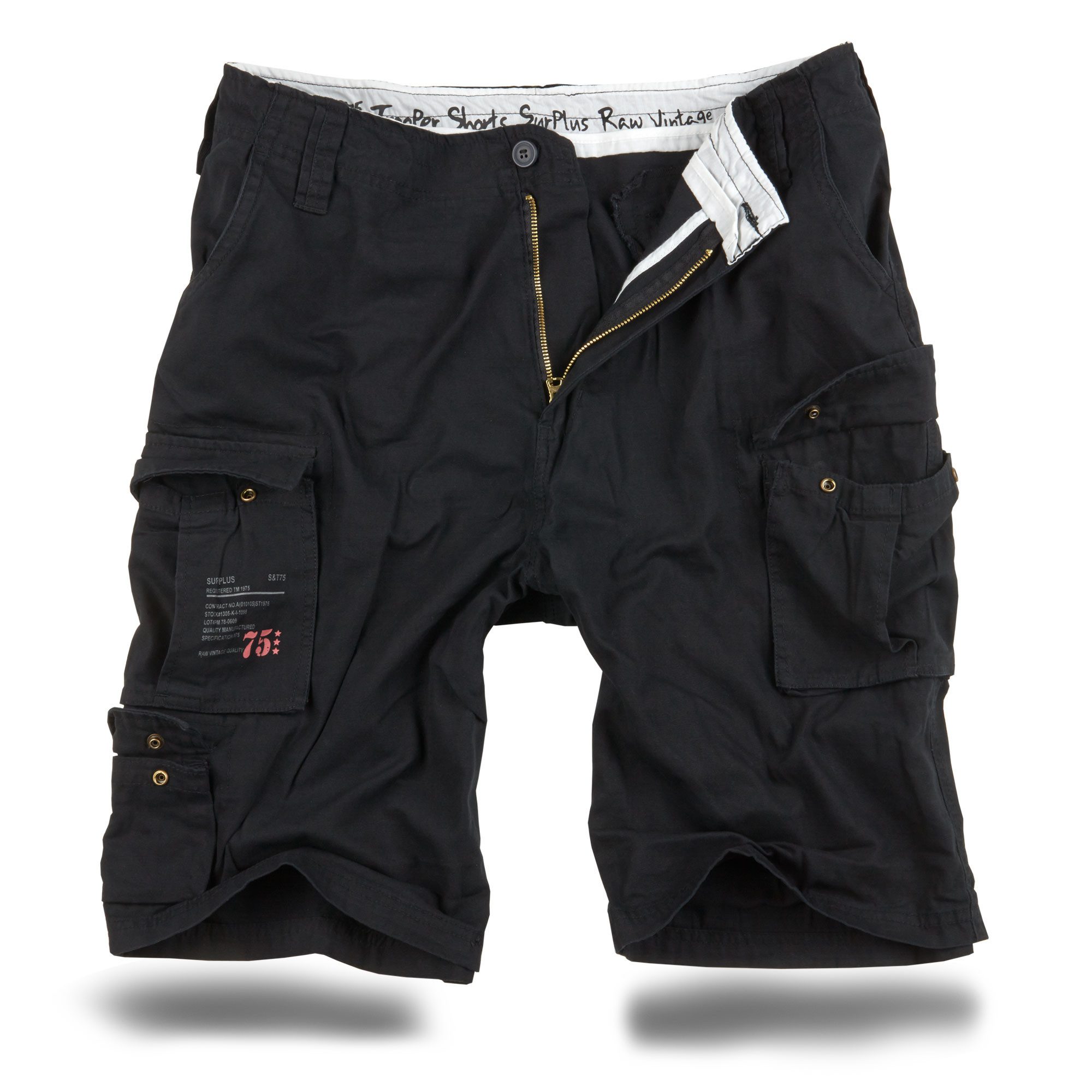 Trooper Cargoshorts Trooper Bermuda Baumwolle Sommer Shorts Kurze Hose Army günstig online kaufen