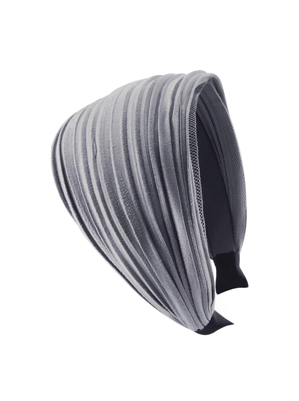 axy Haarreif Breiter Haarreif mit leichtem Flanell Wunderschön, Damen Breiter Haarreif (Leder Optik) Haarband Haarreifen