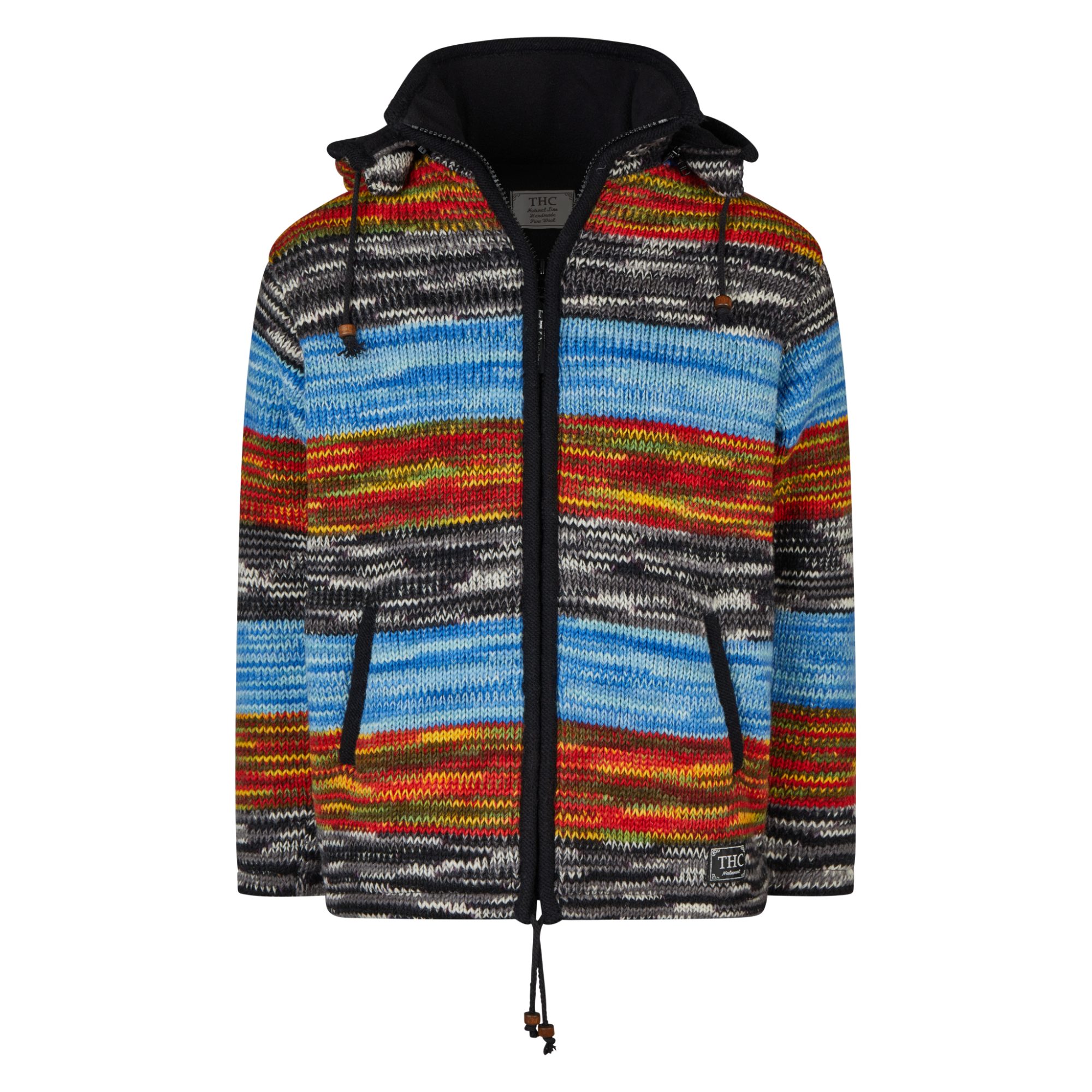 THC Natural Line Strickjacke THC Schafwoll Strickjacke 820 (1 Stück, 1-tlg., 1 Stück) 100% Schurwolle
