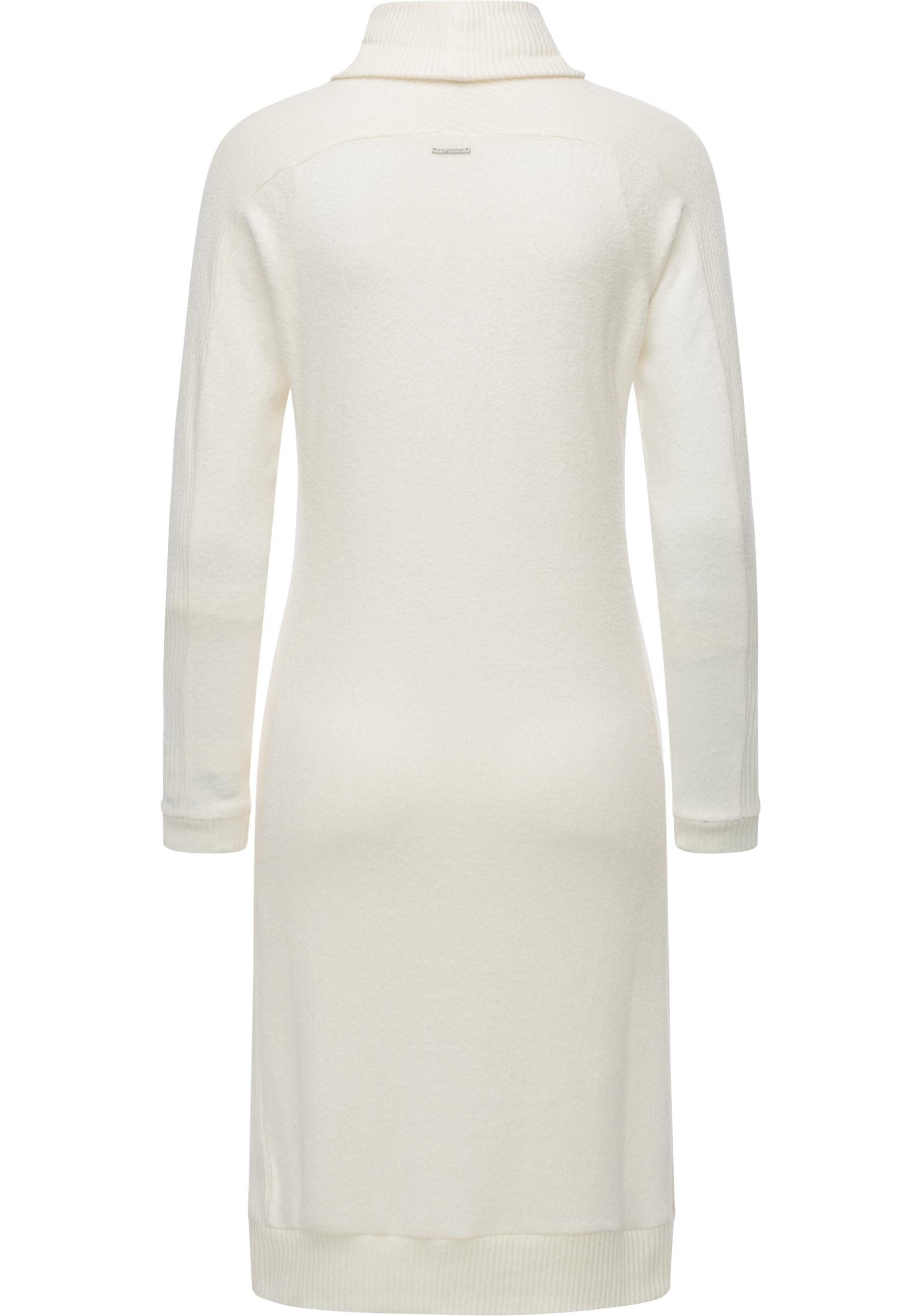 Ragwear Jerseykleid Peona Modisches Damen Pulloverkleid mit Rollkragen