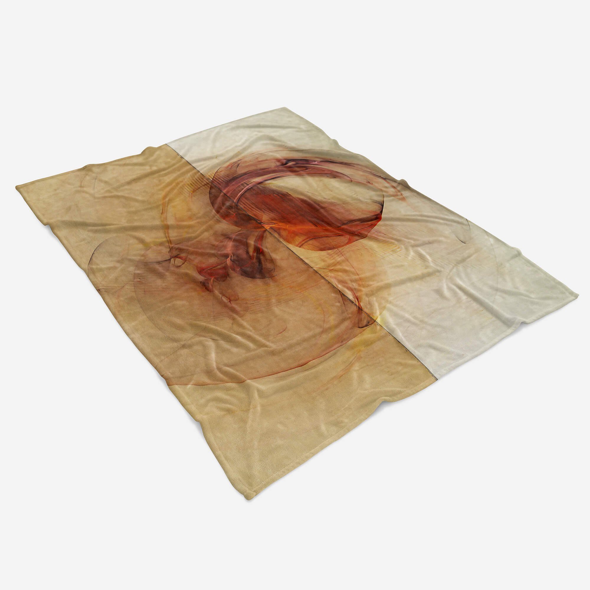 Strandhandtuch Motiv, Kuscheldecke Art abstrakten Baumwolle-Polyester-Mix Handtuch Sinus (1-St), Enigma Saunatuch mit Handtuch Handtücher
