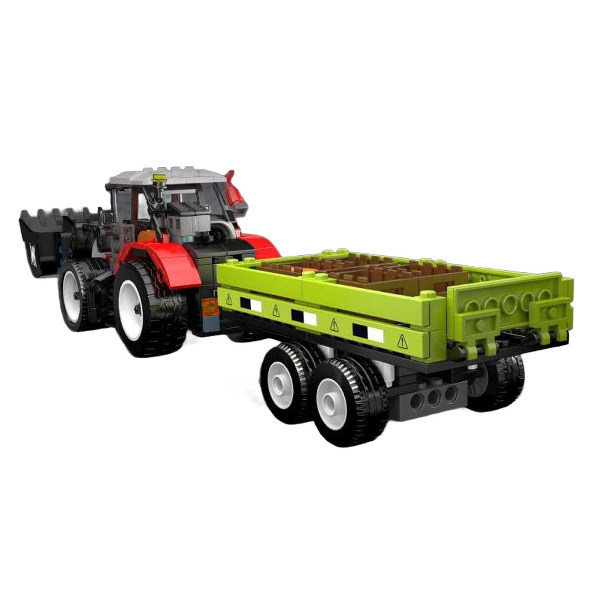 Mould King 24093 - Traktor mit Anhänger (Mould King) Spielbausteine