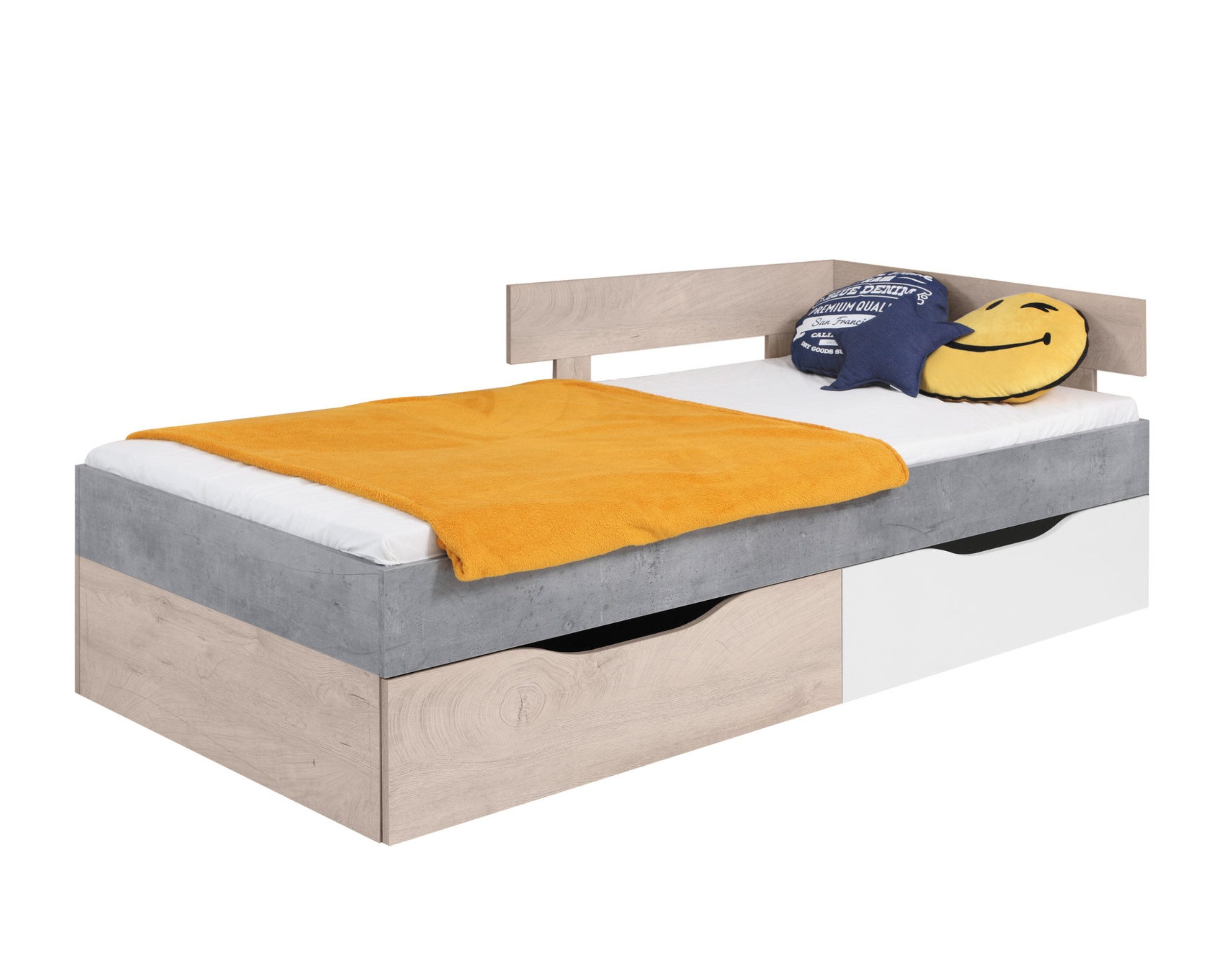 Deine Möbel 24 Jugendbett SIMON 15 90x200cm Jugendmöbel Jugendzimmer Kinderzimmer