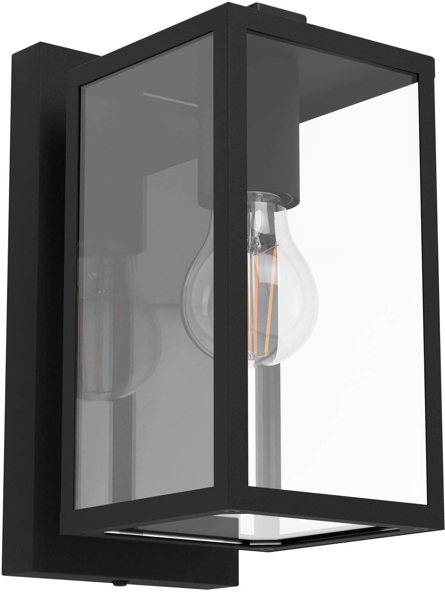 EGLO Deckenleuchte BUDRONE, Leuchtmittel wechselbar, ohne Leuchtmittel, Außenbeluchtung, Wandlampe außen, IP44, modern, ‎E27, 40W