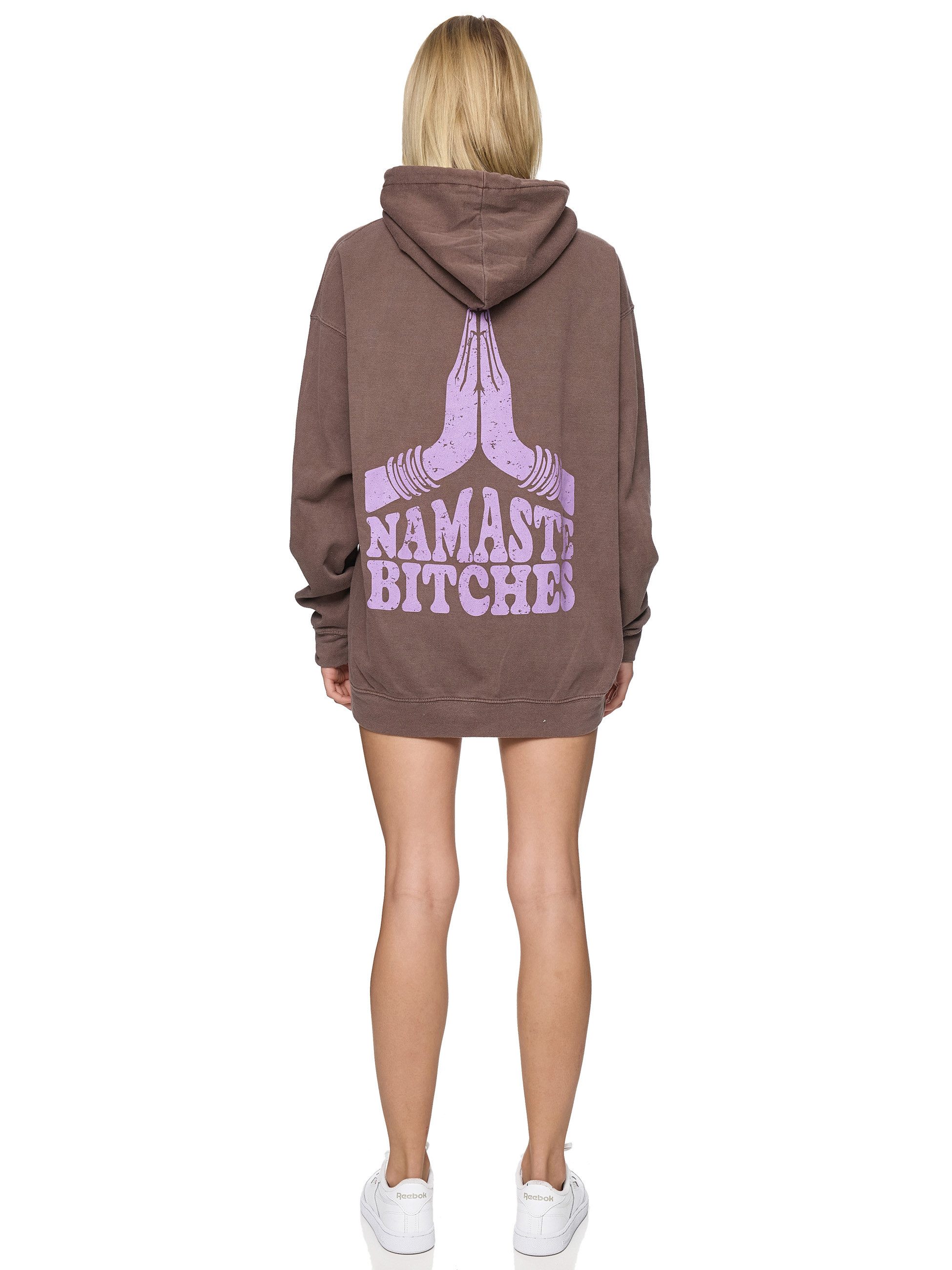 Worldclassca Hoodie Worldclassca Oversized Hoodie NAMASTE Kapuzenpullover Sweatshirt