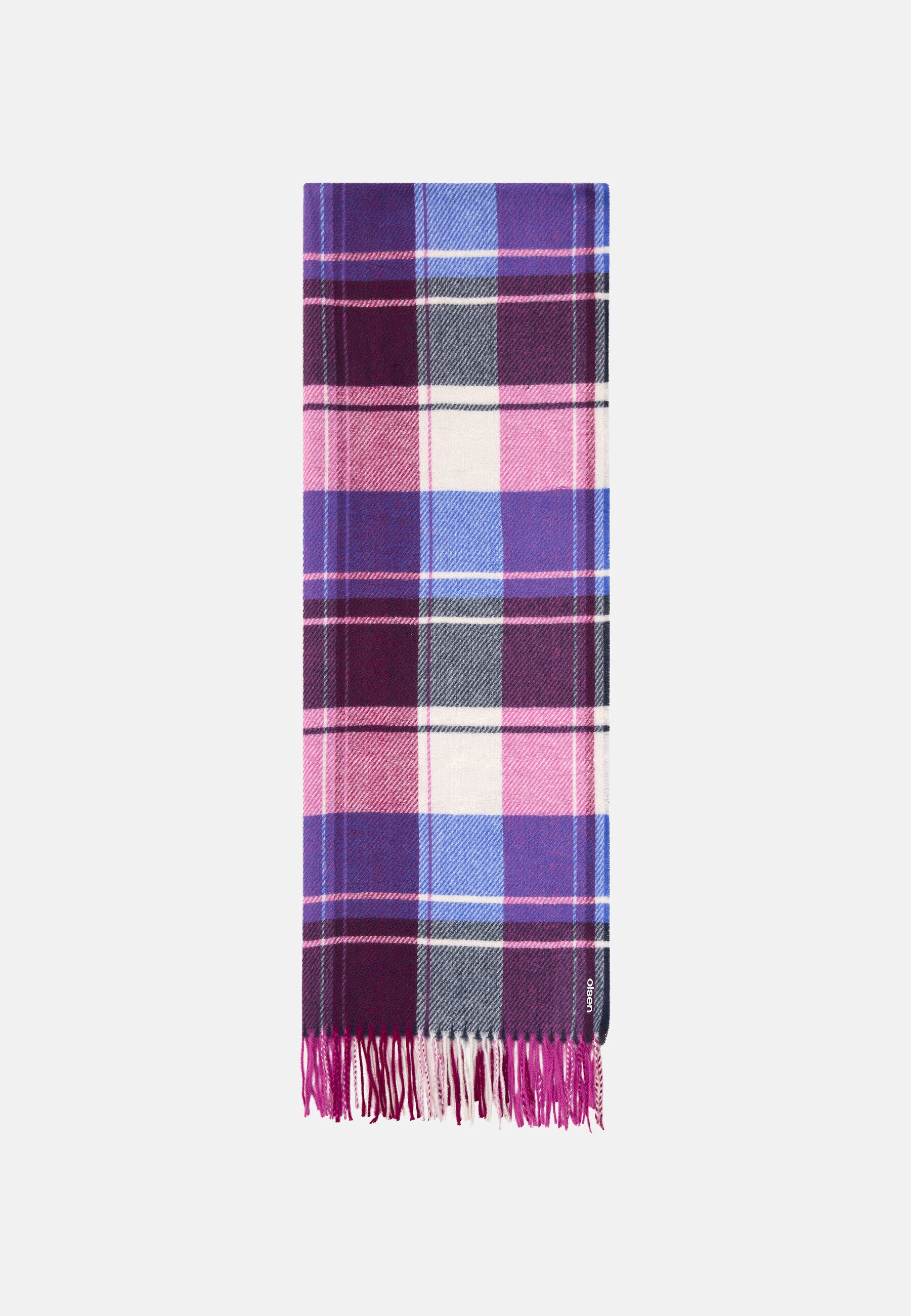 Olsen Modeschal Schal mit Karo-Muster günstig online kaufen