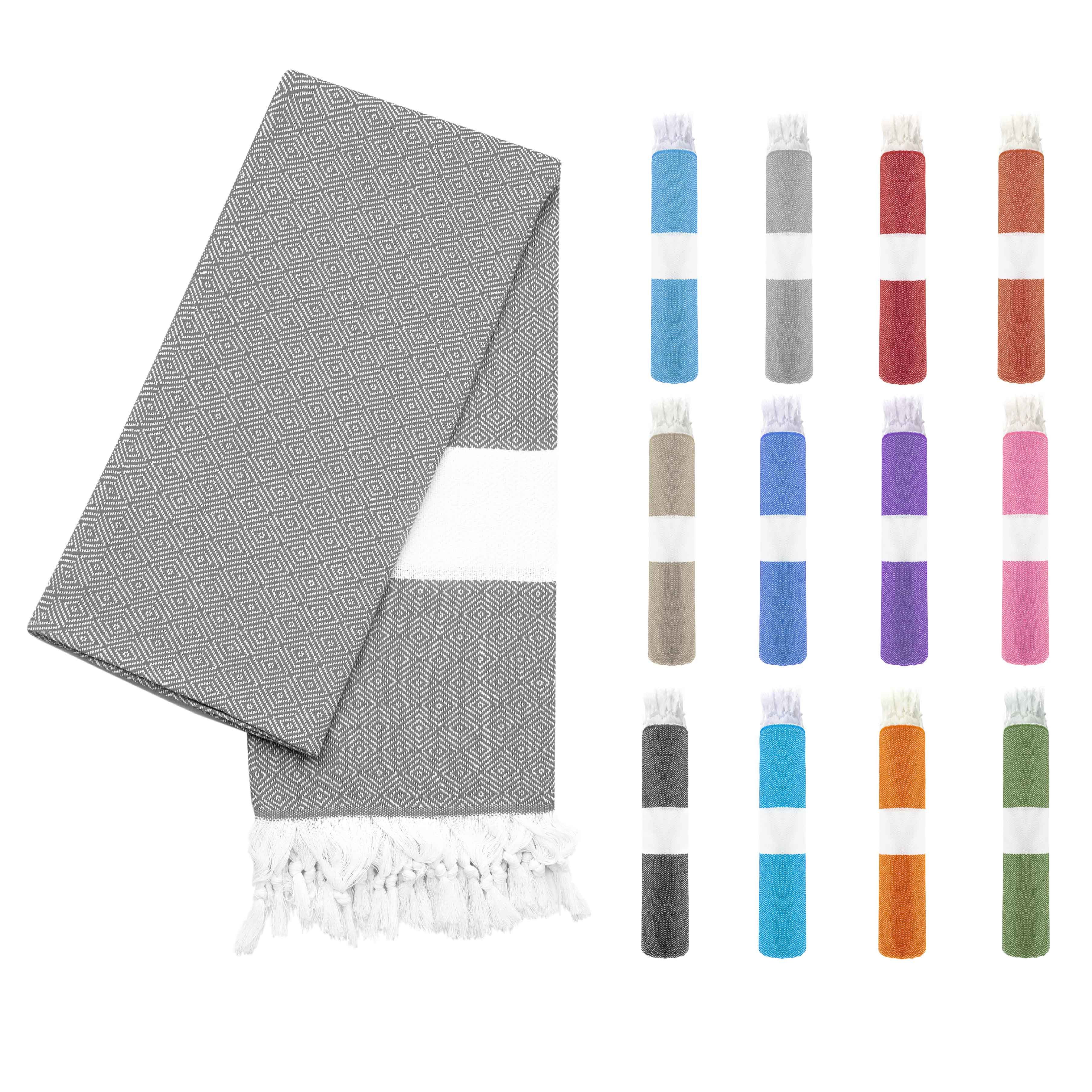 Turquoise Home Strandtuch Ecoluxe Hamamtuch 100x200cm günstig online kaufen