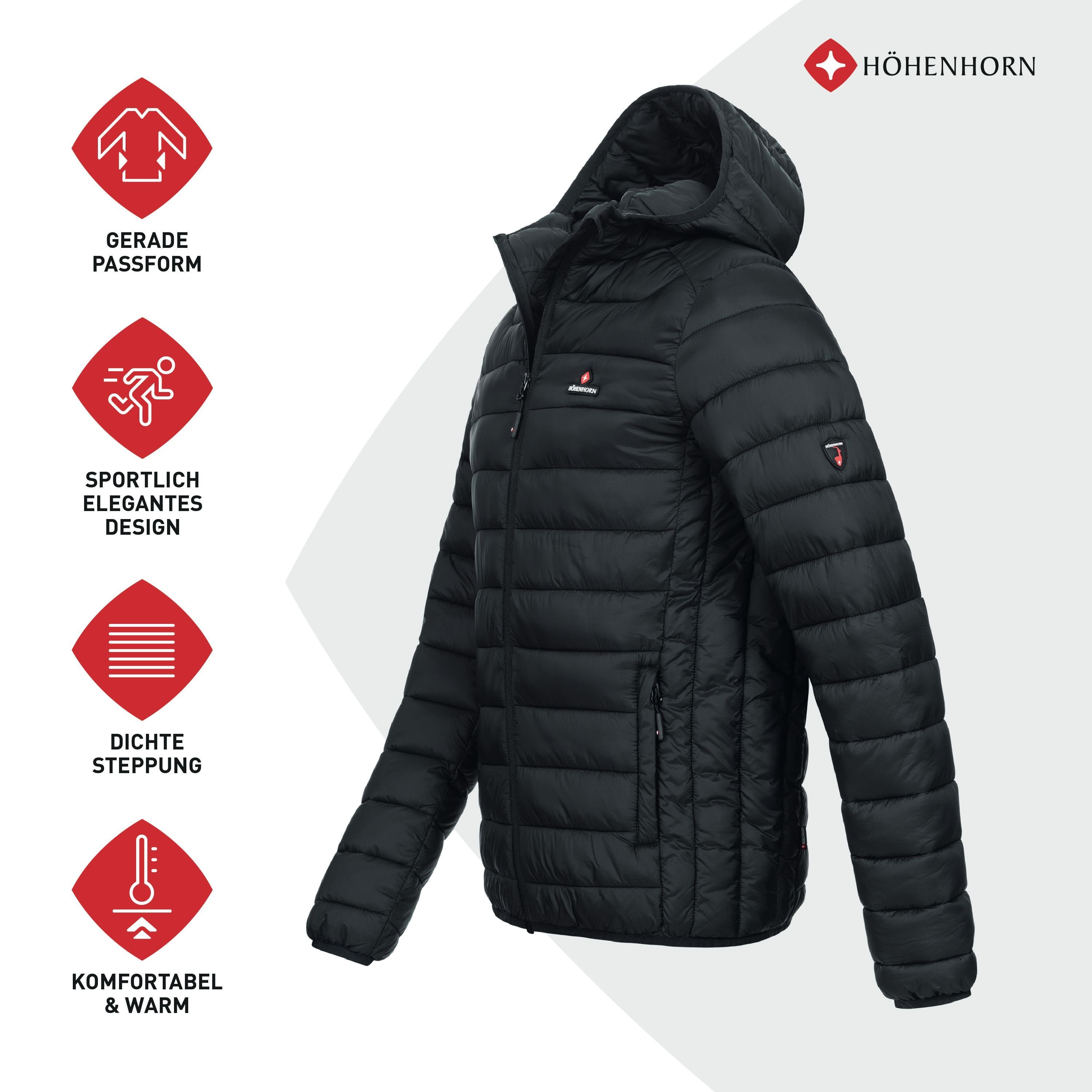 Höhenhorn Steppjacke Balmhorn Herren Jacke für Männer Übergangsjacke mit Ka günstig online kaufen