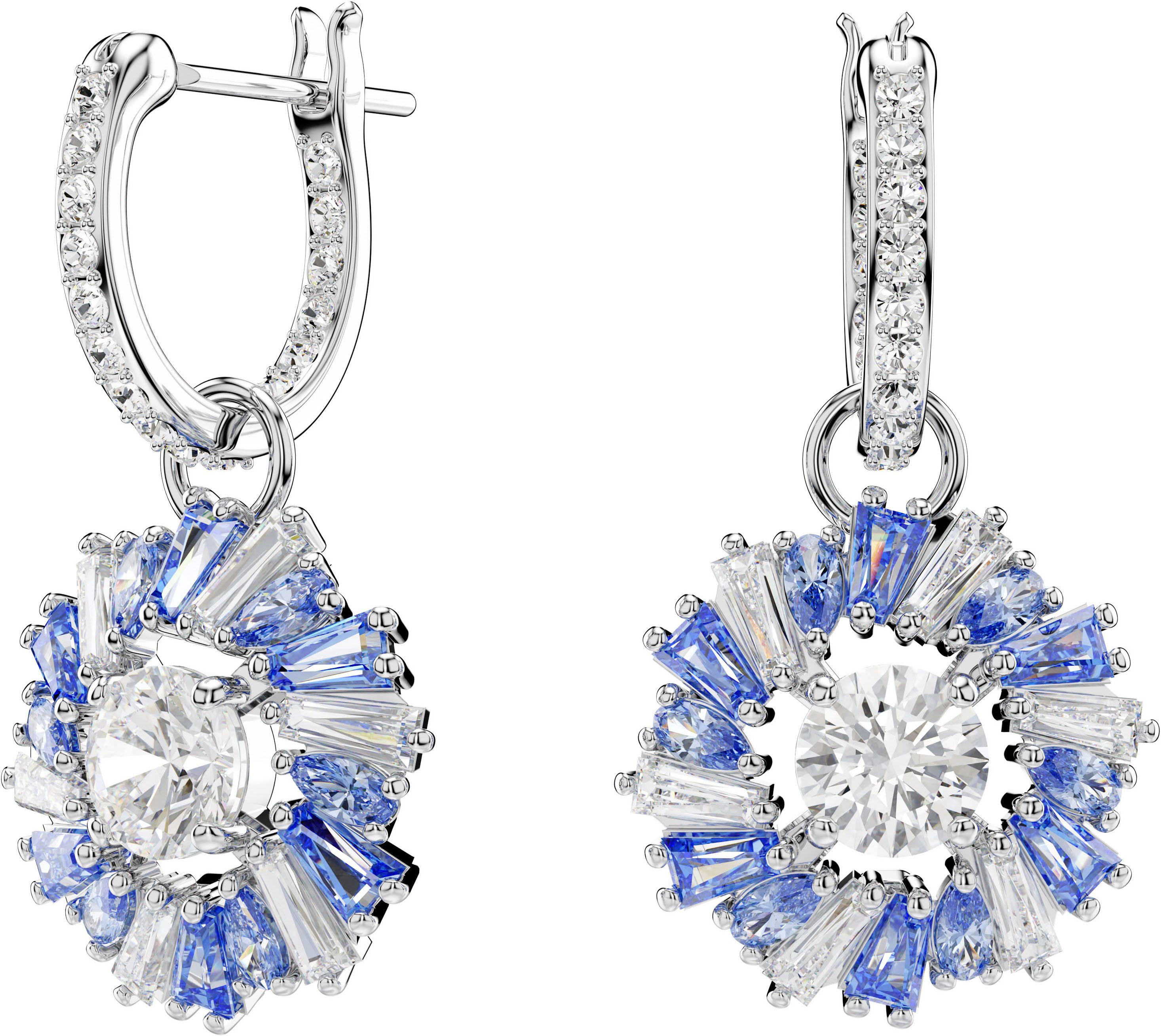 Swarovski Paar Серьги-кольца Idyllia E Florere Drop Blume, mit Swarovski® Kristall - Einhänger abnehmbar