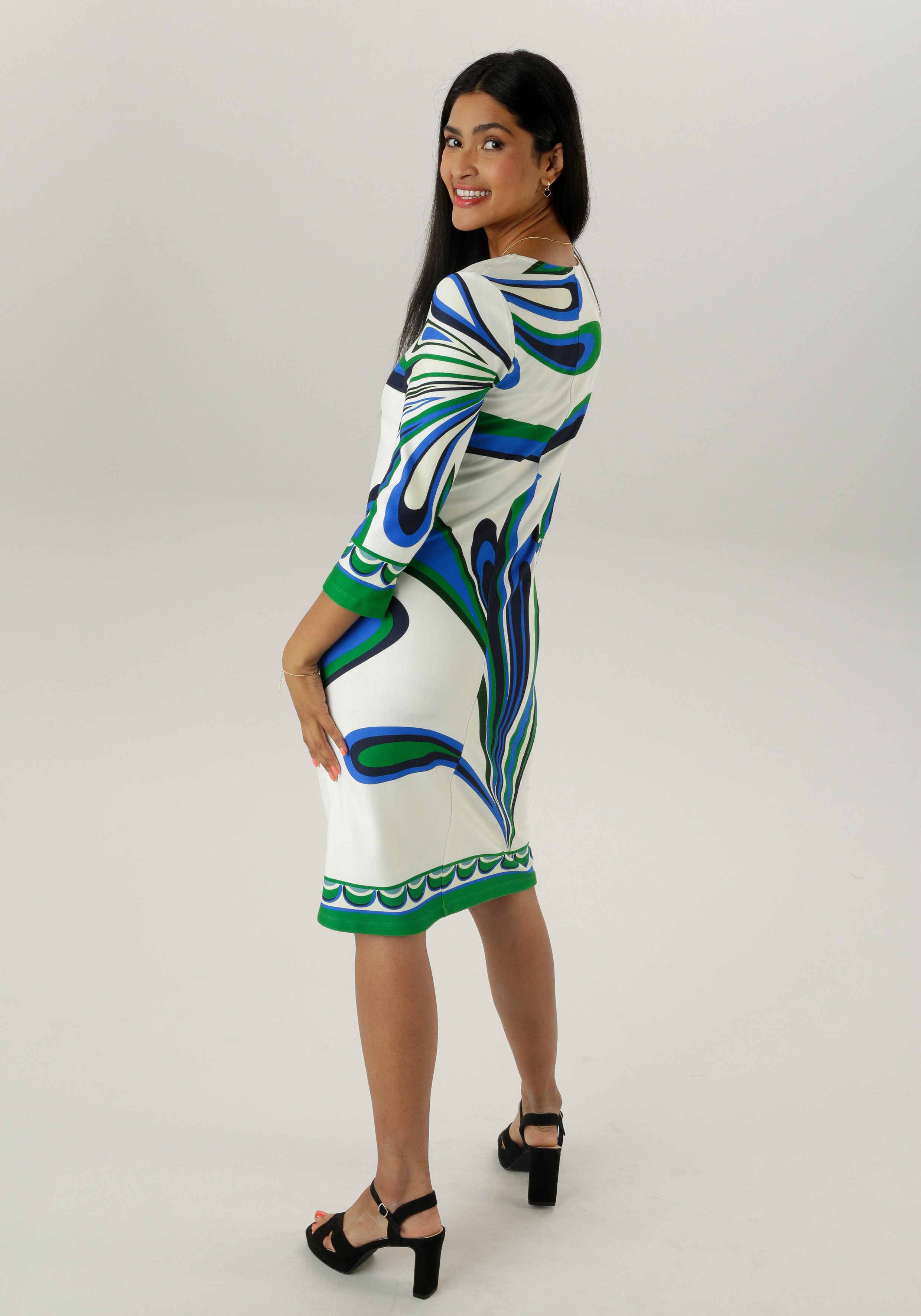 Aniston SELECTED Jerseykleid mit fantasievollen Alloverprint