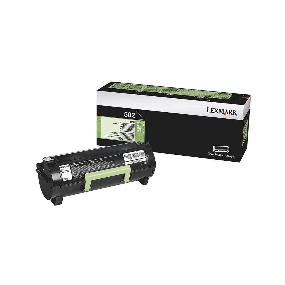 Lexmark Tonerpatrone 502 Toner schwarz