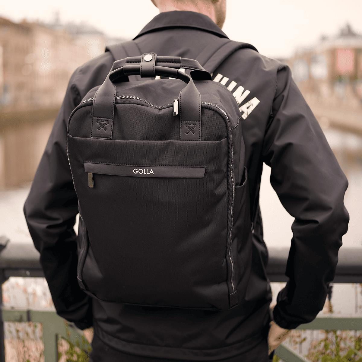 GOLLA Aufkleber Golla Rucksack Orion 15,6-16,0 Zoll, 13 l, Black/ Schwarz Laptop-Rucks