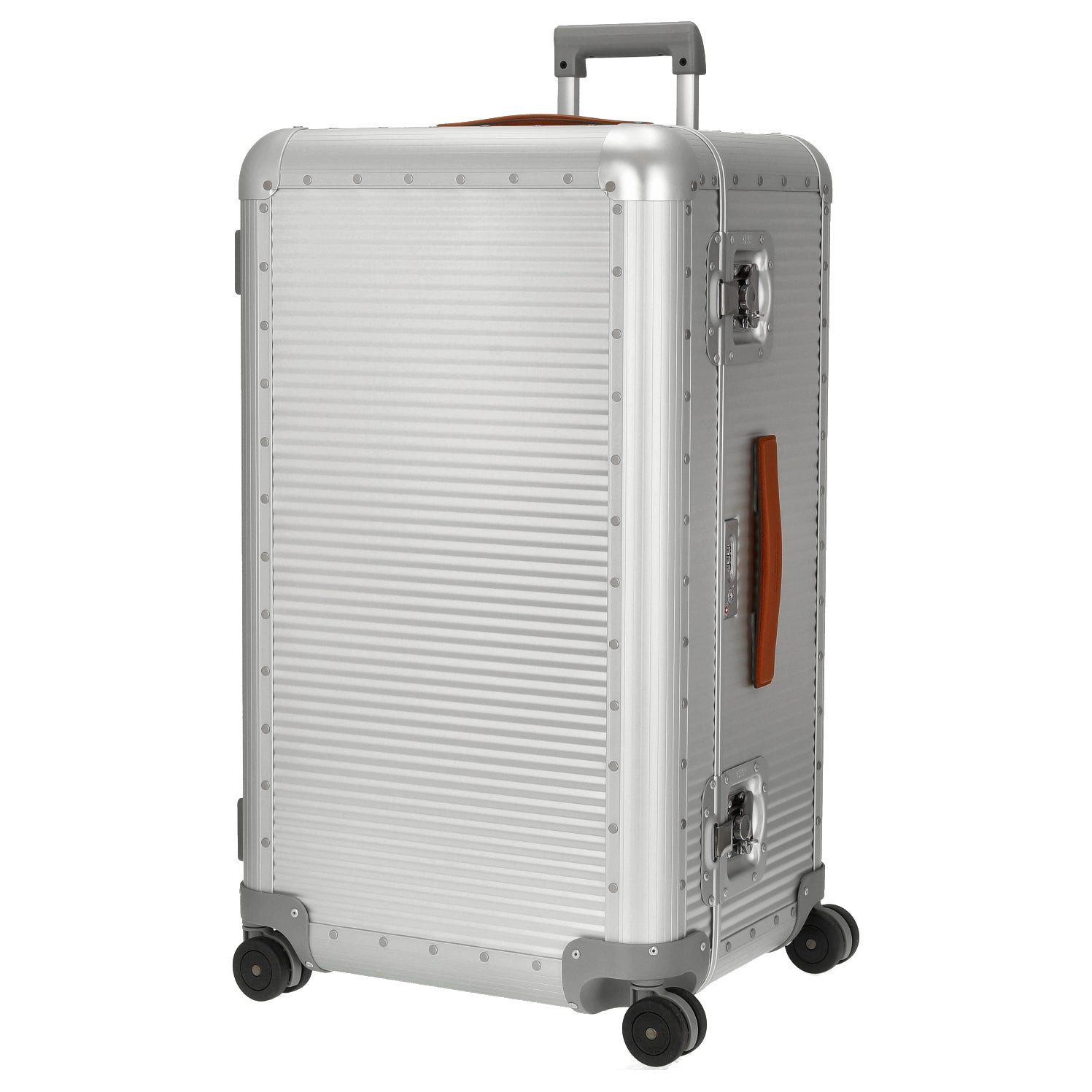 FPM Koffer Milano Bank aluminum Trunk on Wheels - 4-Rollen-Trolley 75,5 cm, 4 Rollen Rollen