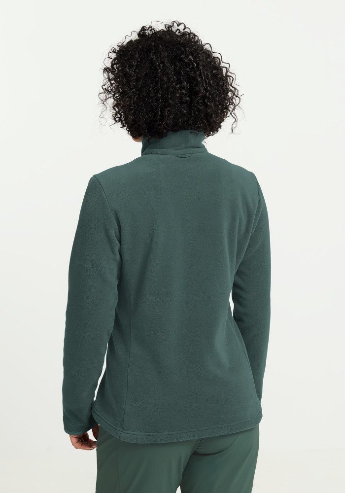Jack Wolfskin Fleecejacke TAUNUS 200 FZ W als sportlicher Midlayer, für Wandern und Freizeit