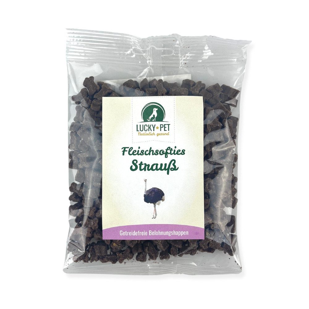 Lucky-Pet Lucky-Pet Fleischsofties - Strauß 200 g, für: Hunde