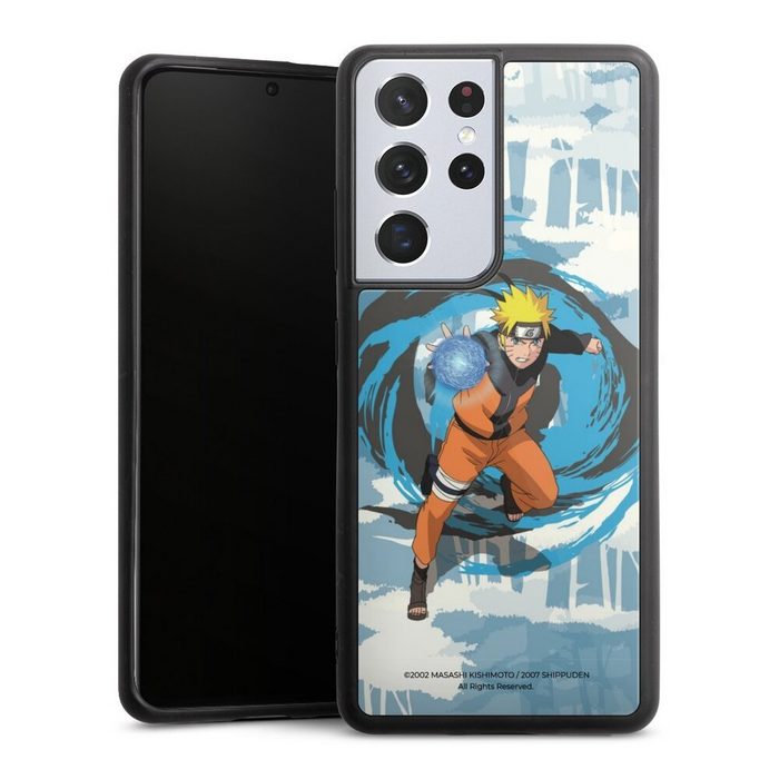 DeinDesign Handyhülle Offizielles Lizenzprodukt Manga Naruto Shippuden Naruto Rasengan Samsung Galaxy S21 Ultra 5G Gallery Case Glas Hülle