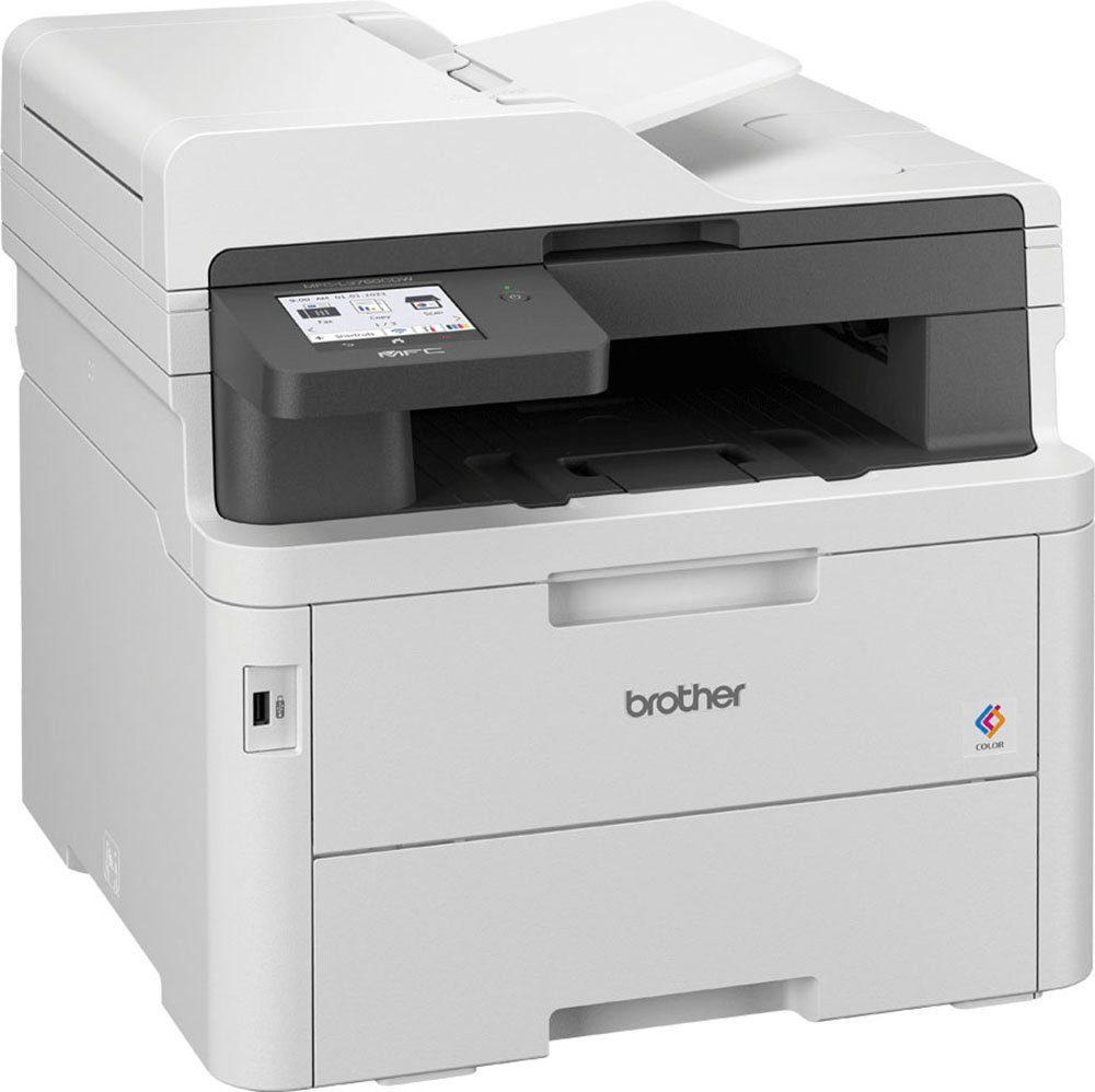 Brother MFC-L3760CDW Multifunktionsdrucker, (LAN (Ethernet), WLAN (Wi-Fi)