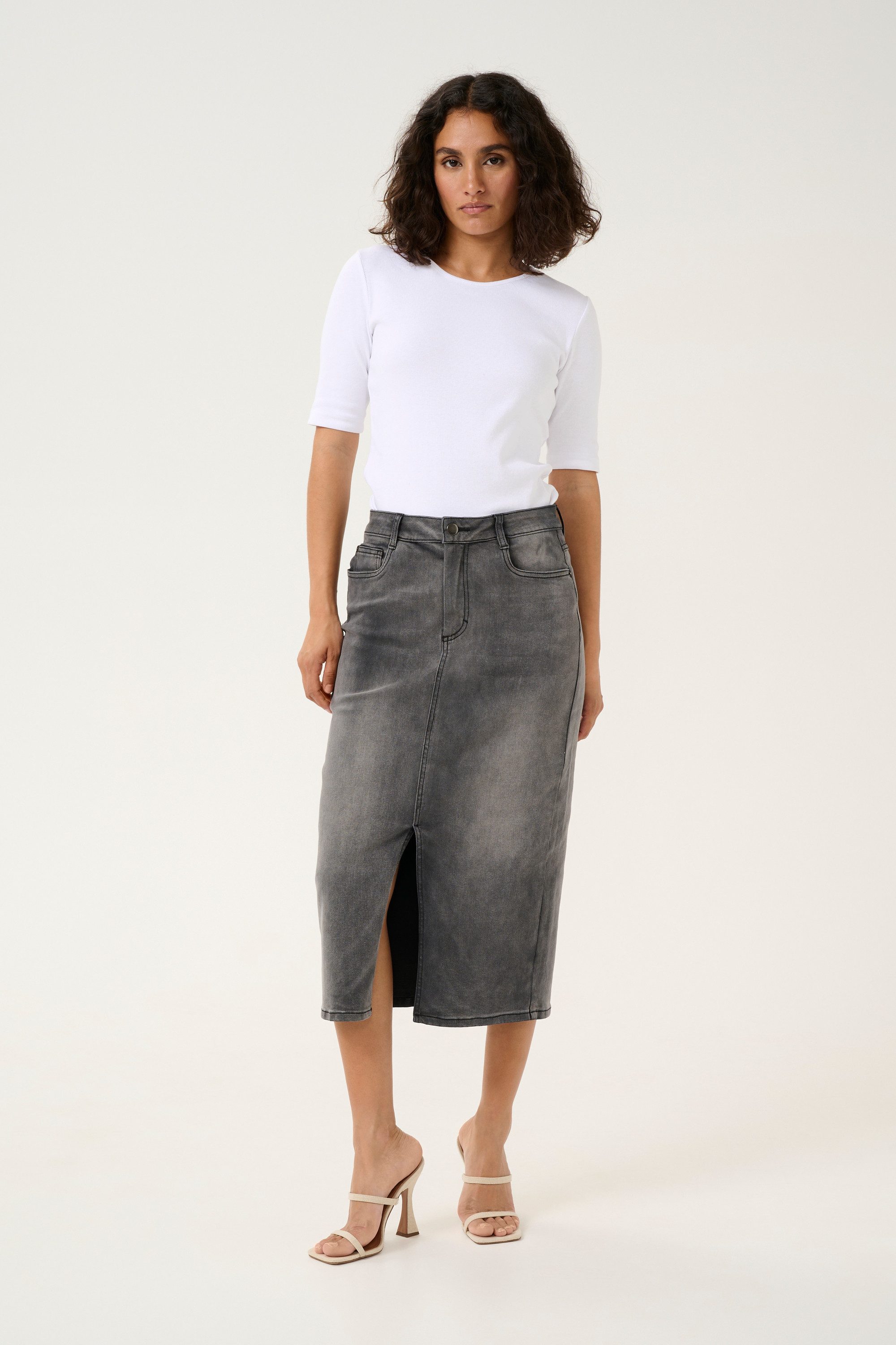 KAFFE Jeansrock Denimrock KAsinem