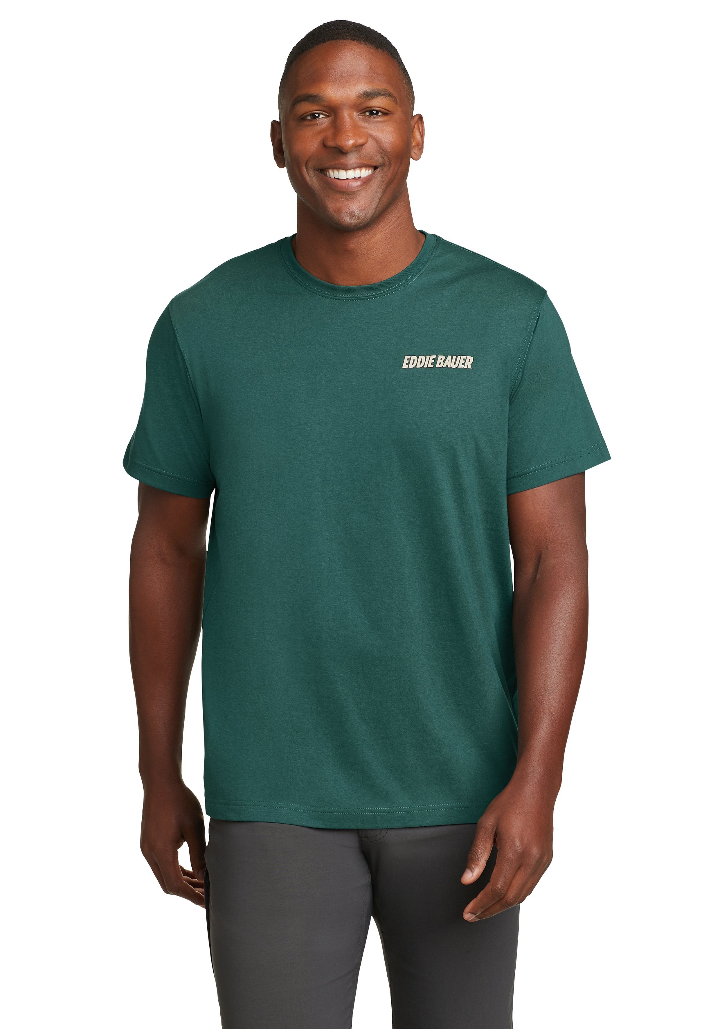 Eddie Bauer T-Shirt Graphic T-Shirt - Camp Scene