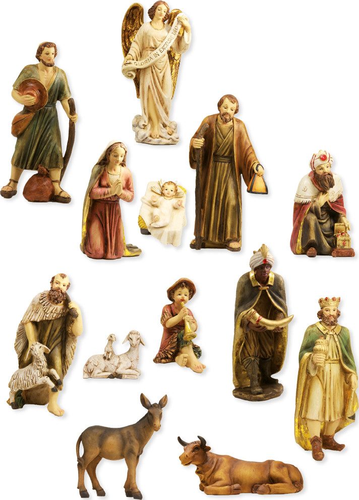 FADEDA Krippenfigur 13x FADEDA Krippenfiguren, Höhe in cm: 10