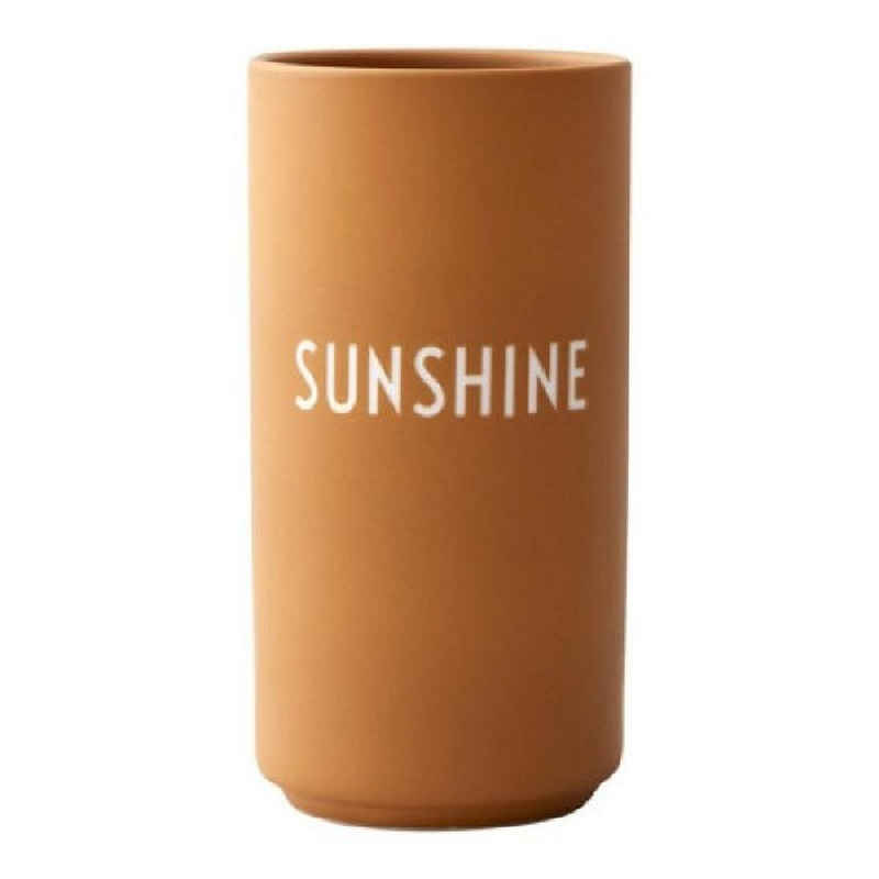 Design Letters Dekovase »Favourite Vase Sunshine Senfgelb«