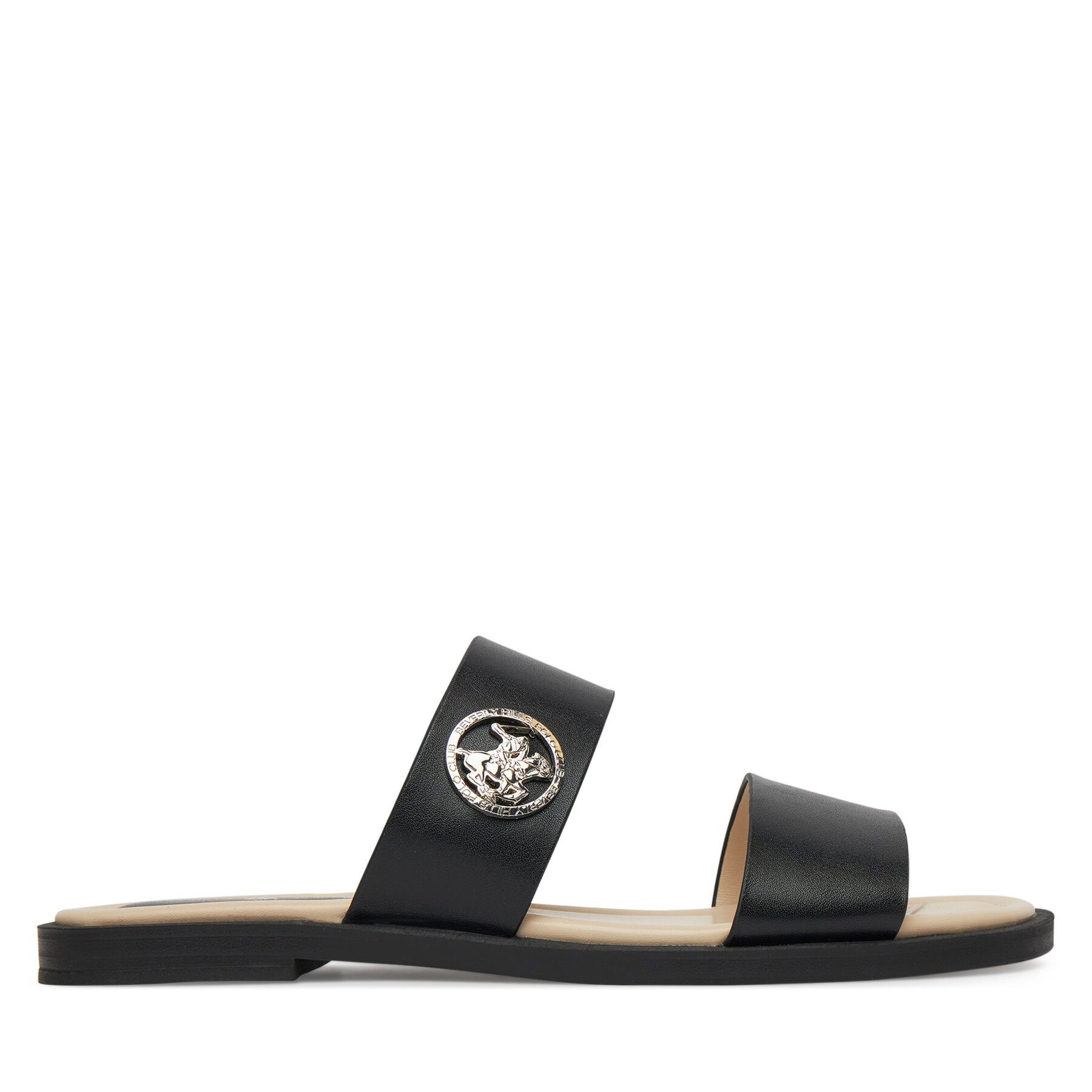 BEVERLY HILLS POLO CLUB Schwarze Flip-Flops für Damen des Beverly Hills Polo Club Badepantolette