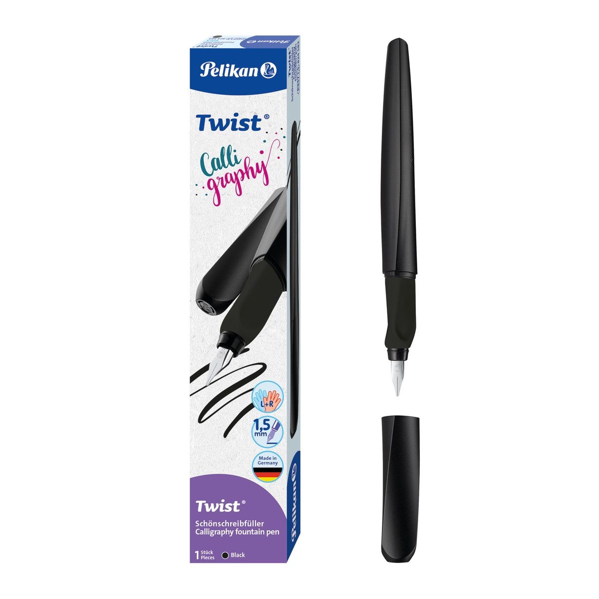 Pelikan Füller Pelikan Füller Twist Calligraphie black