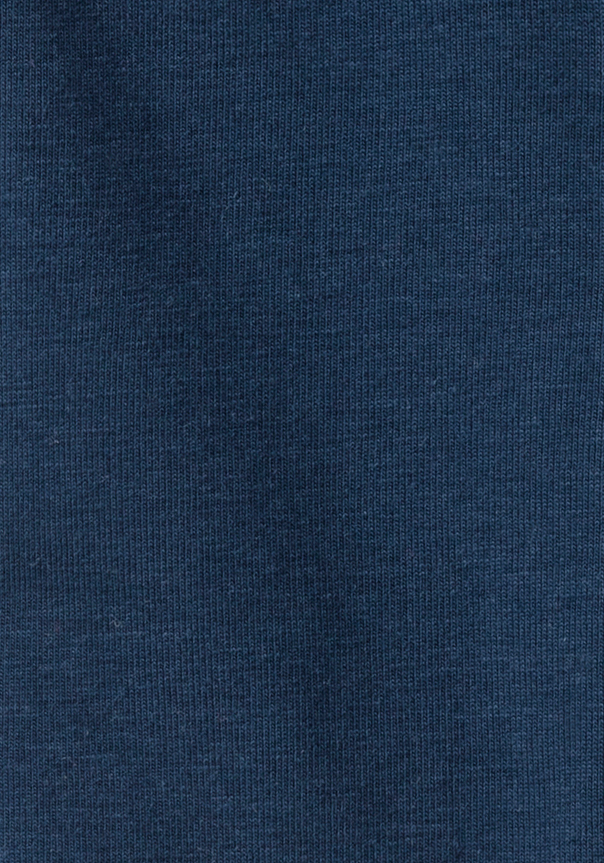petrol blau, Overlock-Nähten vorn (Packung, 4-St) Boxer bordeaux, mit anthrazit, Bench.