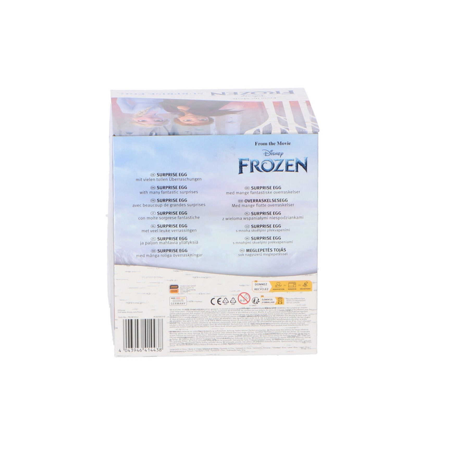 Disney Frozen Buntstift Überraschungsei Malset mit Farbstiften zum Öffnen und Verschenken – Bild 4 von 4