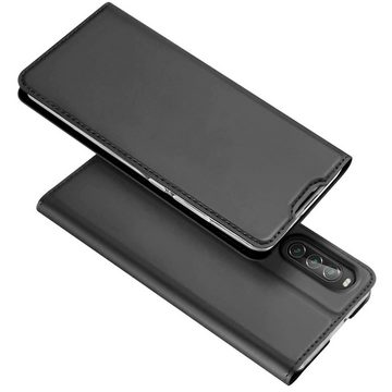 CoolGadget Handyhülle Magnet Case Handy Tasche für Sony Xperia 10 IV 6 Zoll, Hülle Klapphülle Ultra Slim Flip Cover für Sony 10 IV 2022 Schutzhülle
