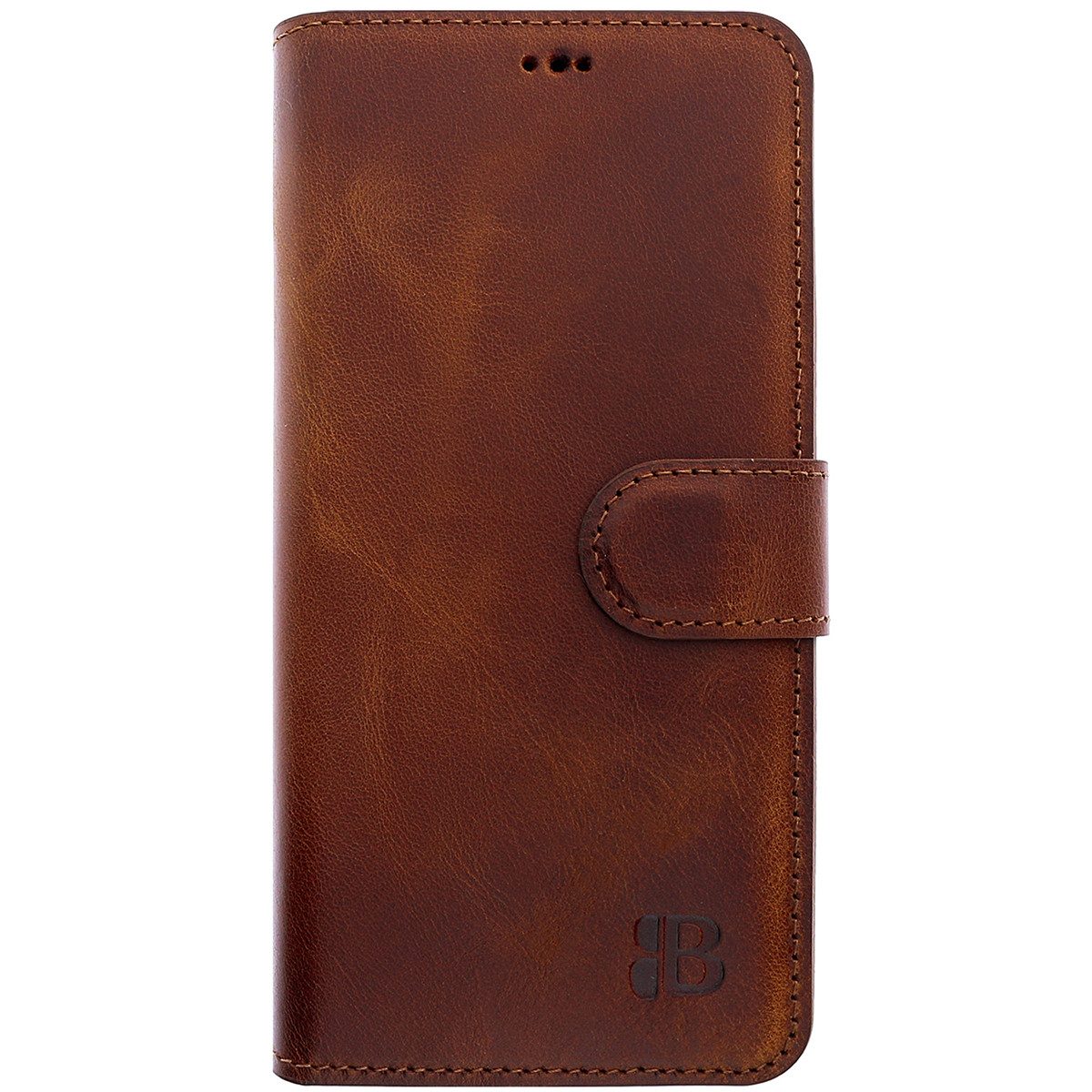 Burkley Handytasche Leder Book Cover für iPhone 14 Plus Hülle (1-tlg., Book Case Lederhülle mit Kartenfach und Magnetverschluss), Optimaler Rund-Um-Schutz, Kartenfächer mit RFID Blocker