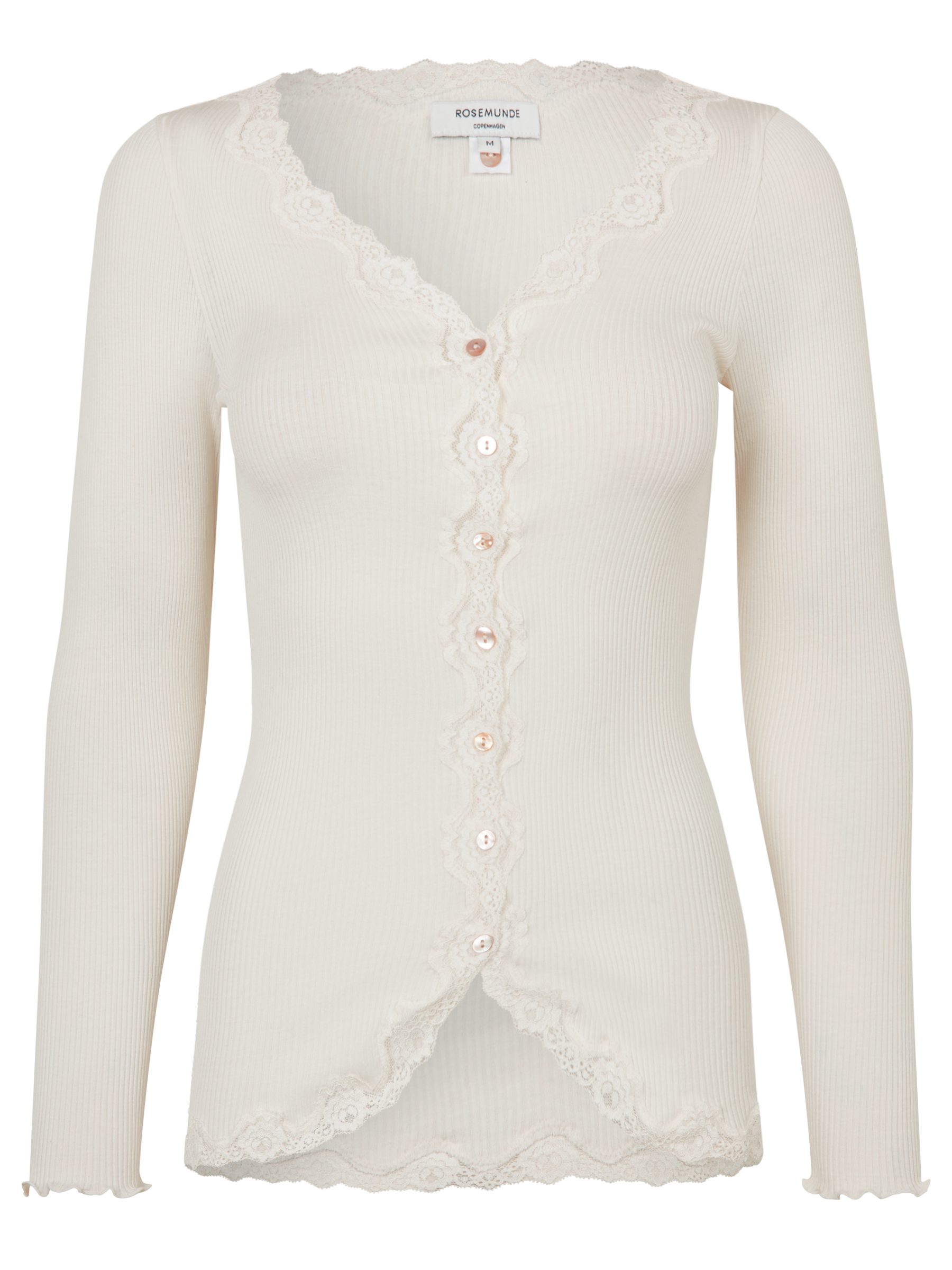 rosemunde Cardigan RWBabette LS V-neck Regular Lace Cardigan