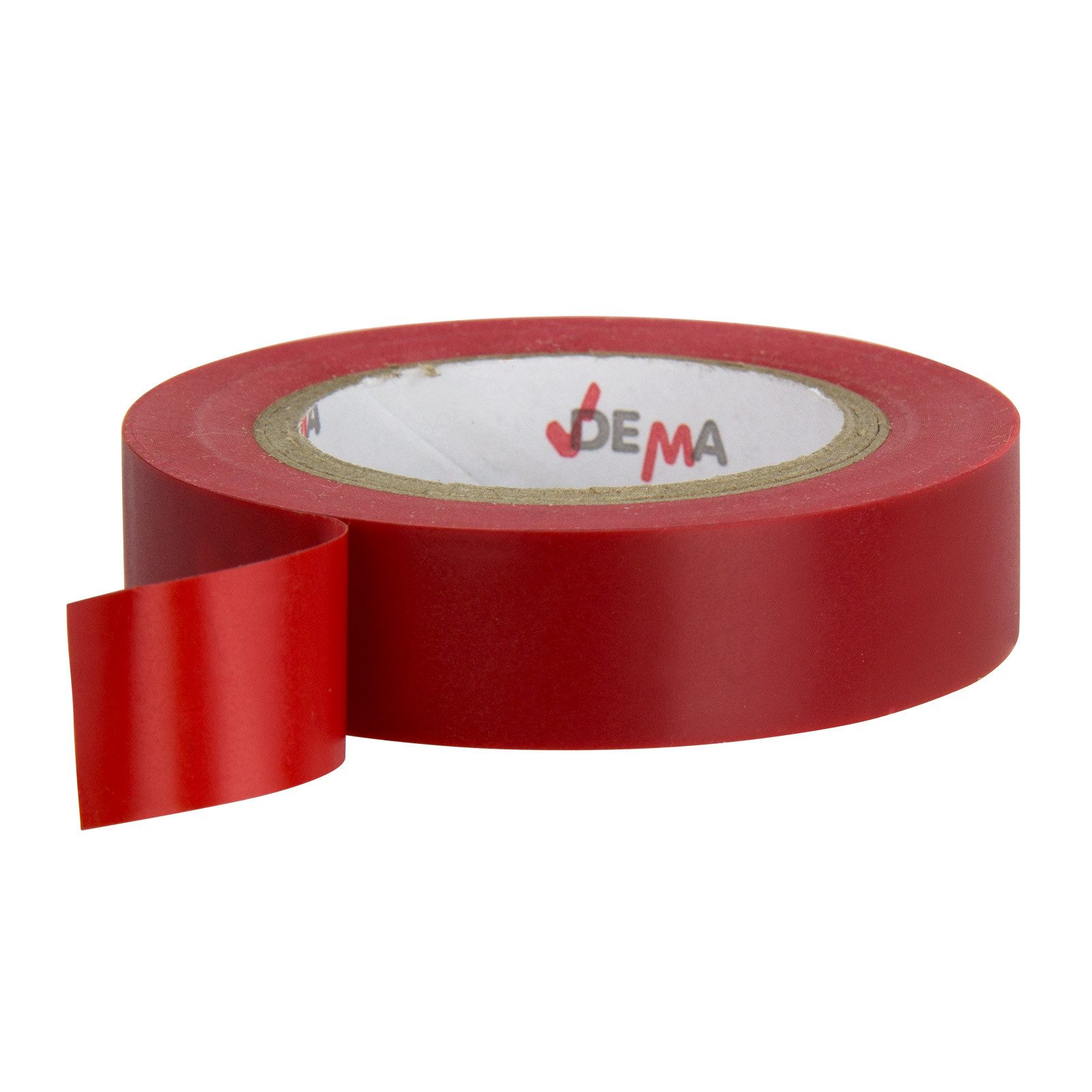 DEMA Isolierband Isolierband 5er Set Rot 15 mm x 10 m
