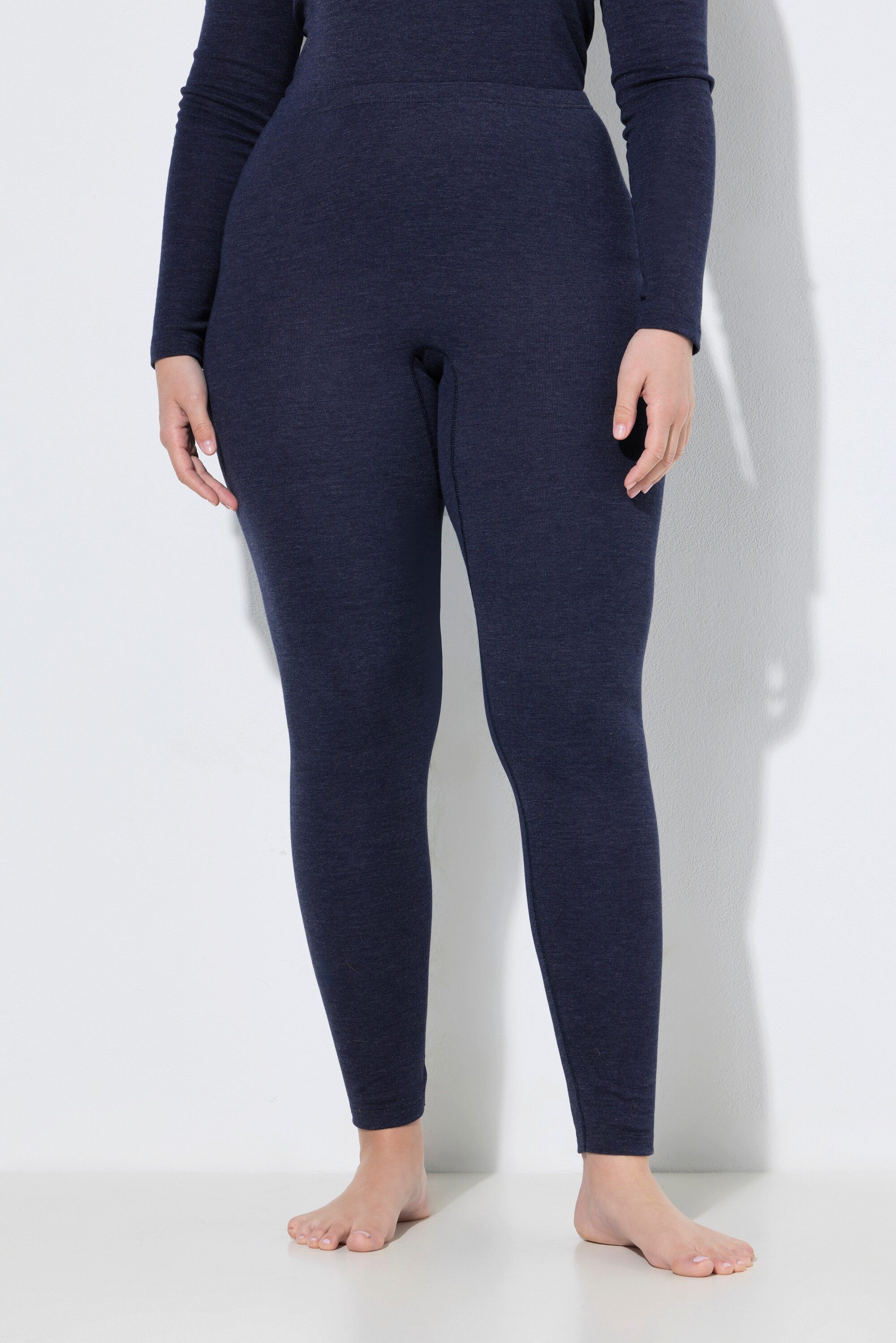 Ulla Popken Leggings Thermo-Leggings Slim Elastikbund