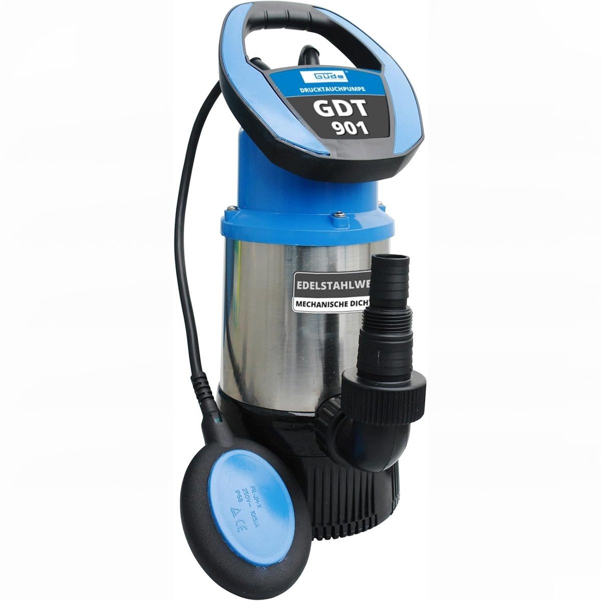 Güde Tauchpumpe Güde Drucktauchpumpe GDT 901 800 W, 5500 l/h, Förderhöhe 30 m, 3 bar