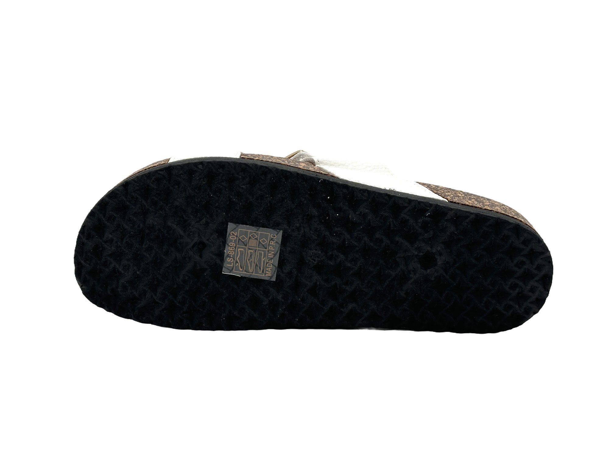 Nowaland Damen Pantoletten – Bequeme Sommer Sandalen mit Korkoptik Pantolette Leicht, bequem, modisch mit weicher Korkoptik-Sohle – Bild 5 von 5