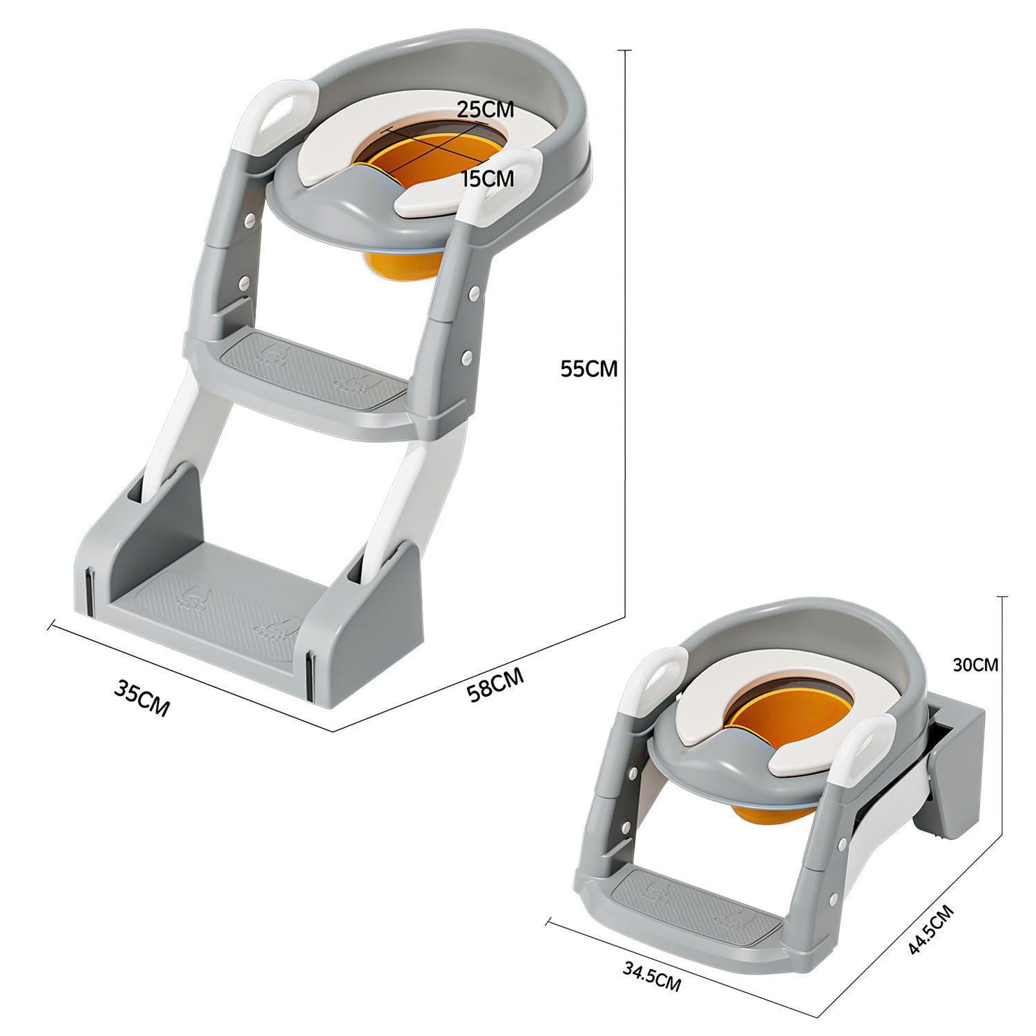SURFOU Baby-Toilettensitz Kinder mit Treppe Toilettentrainer günstig online kaufen