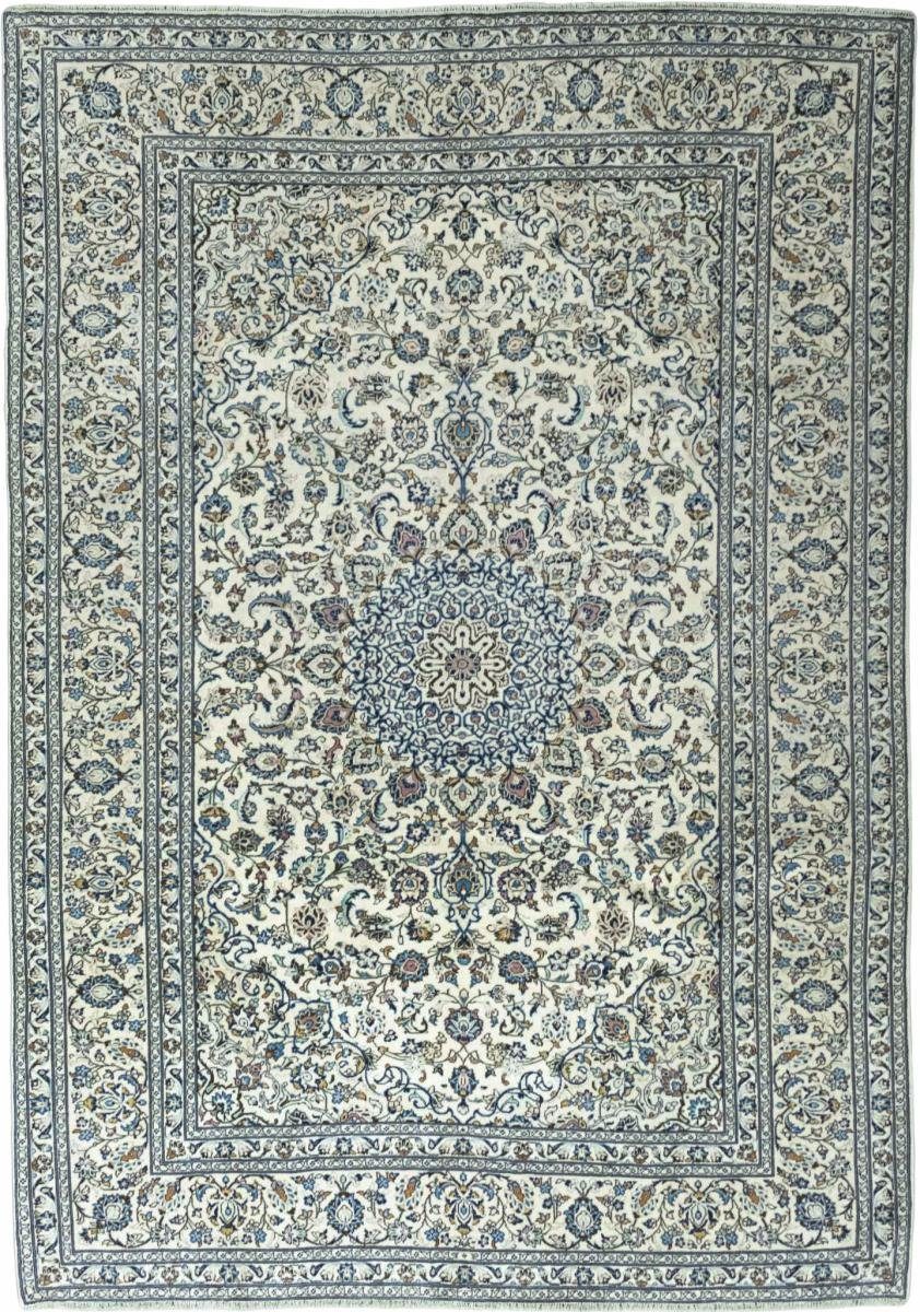 Orientteppich Keshan 247x352 Handgeknüpfter Orientteppich / Perserteppich, Nain Trading, rechteckig, Höhe: 12 mm