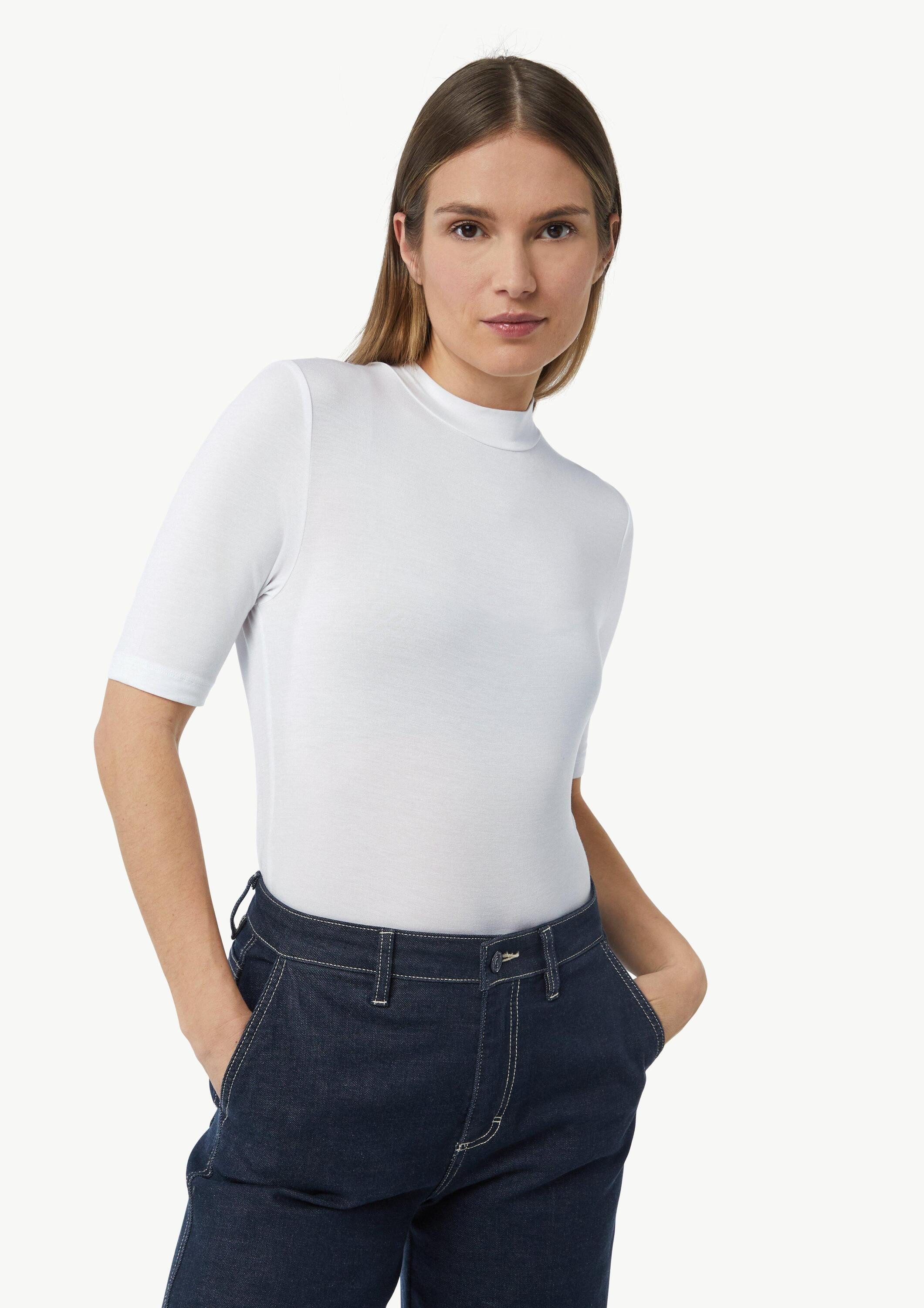 comma Kurzarmshirt T-Shirt Softes T-Shirt aus günstig online kaufen