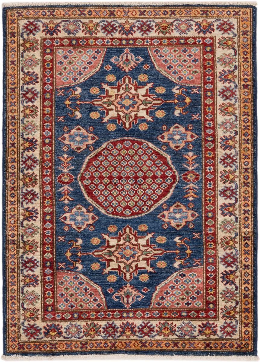 Orientteppich Super Kazak 86x119 Handgeknüpfter Orientteppich, Nain Trading, rechteckig, Höhe: 5 mm