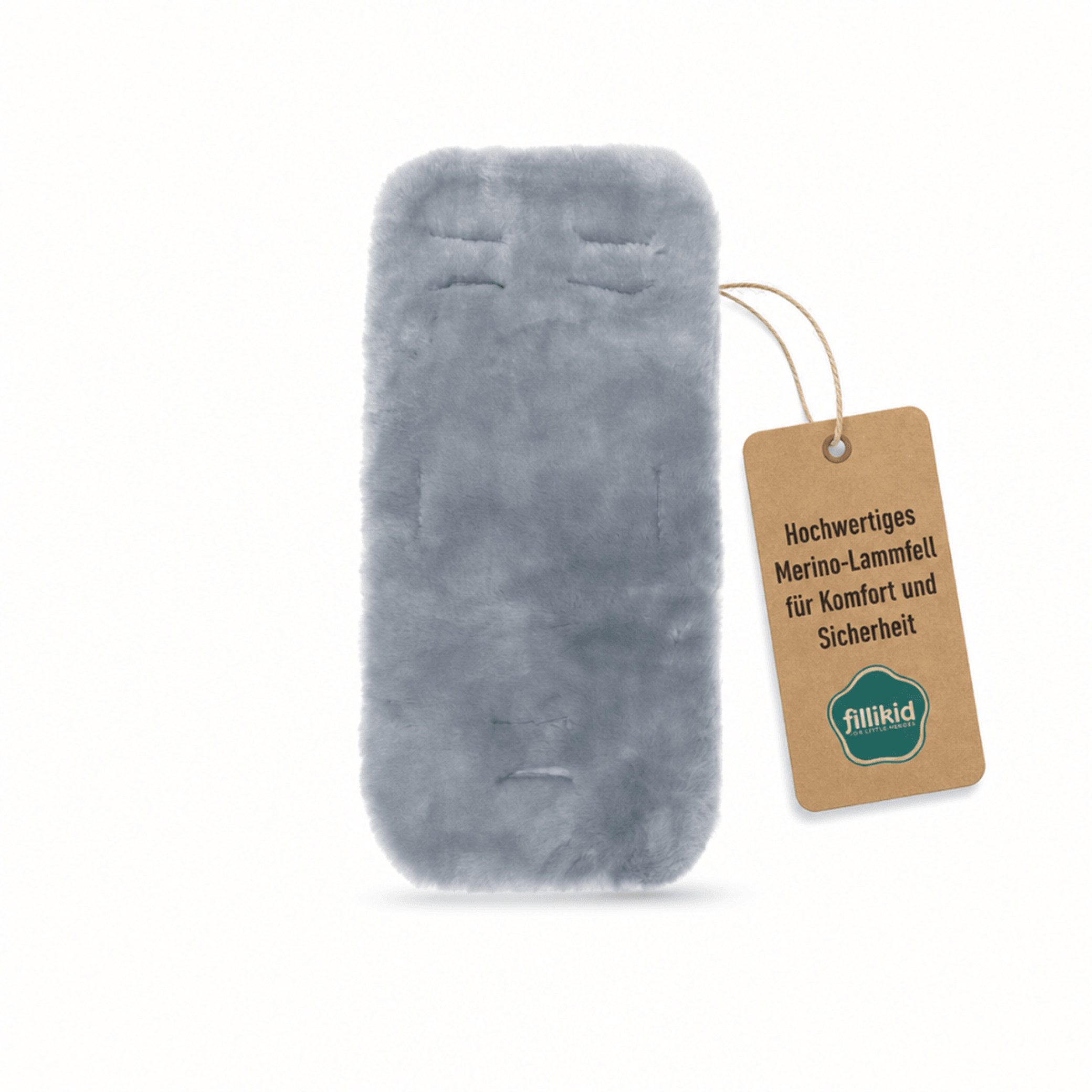 Kinderwagen-Sitzauflage Lammfelleinlage 73x33 TOP