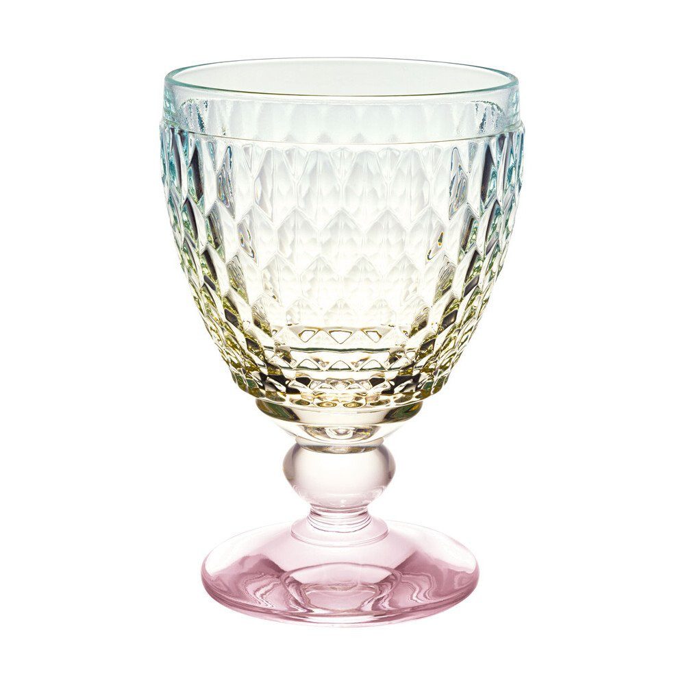 Villeroy & Boch Rotweinglas Rotweinglas 0,2 l Boston Pearl, 1-tlg., Kristallglas, Rotweinglas, Ø9,1cm, Kristallglas, mehrfarbig